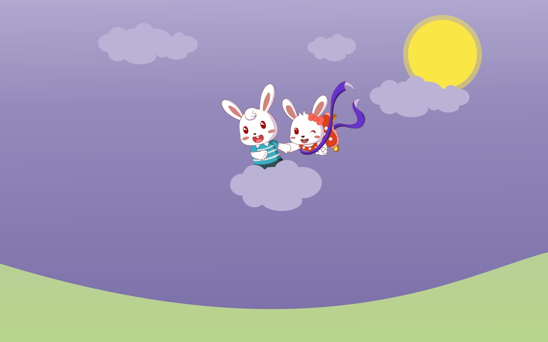 动漫 手绘 兔小贝