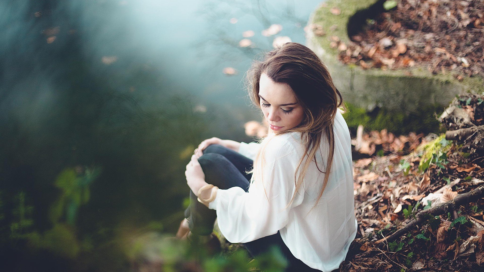 美女 清纯 安静 清新 唯美 伤感 寂寞