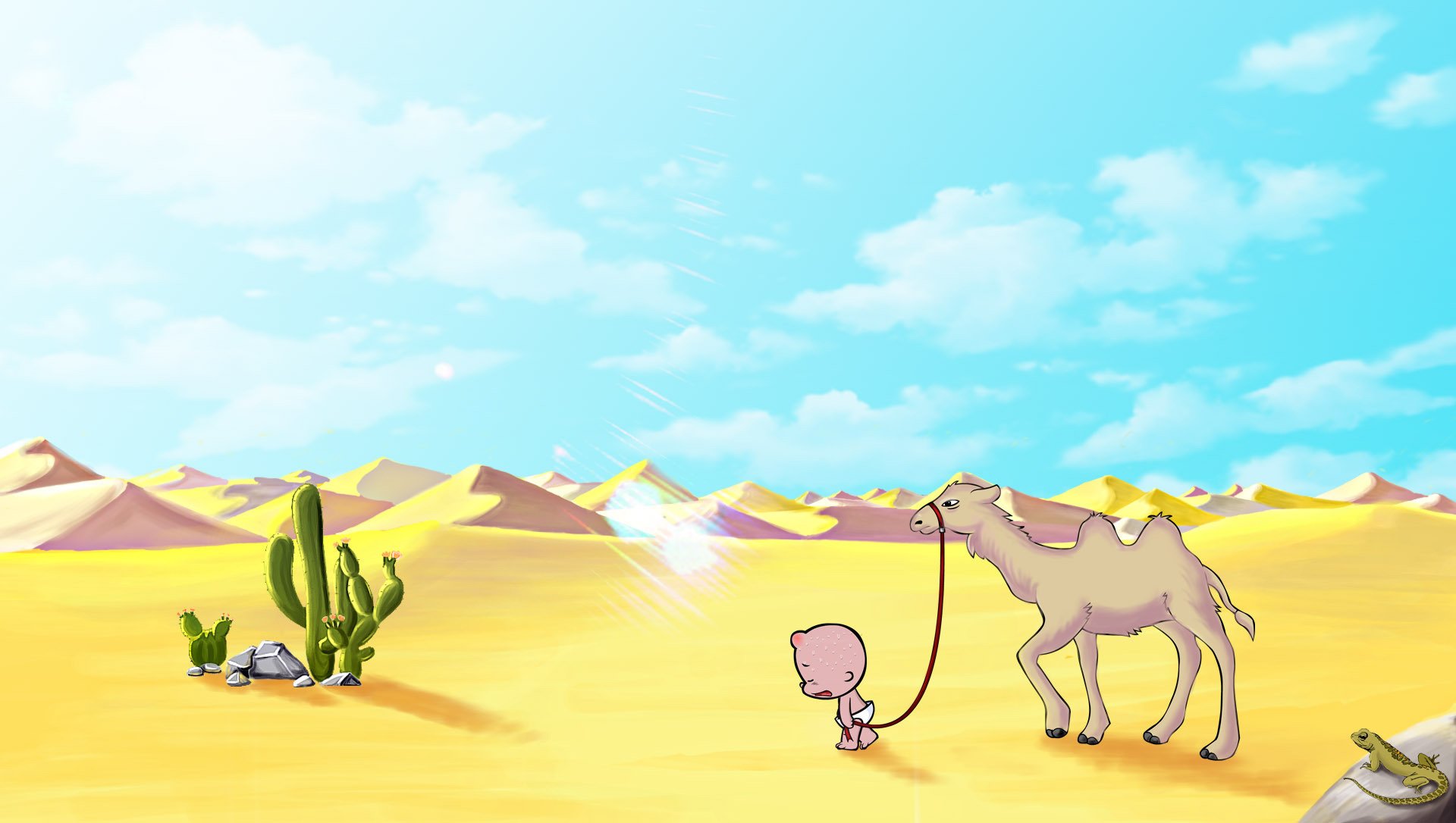 卡通 手绘 炮炮兵