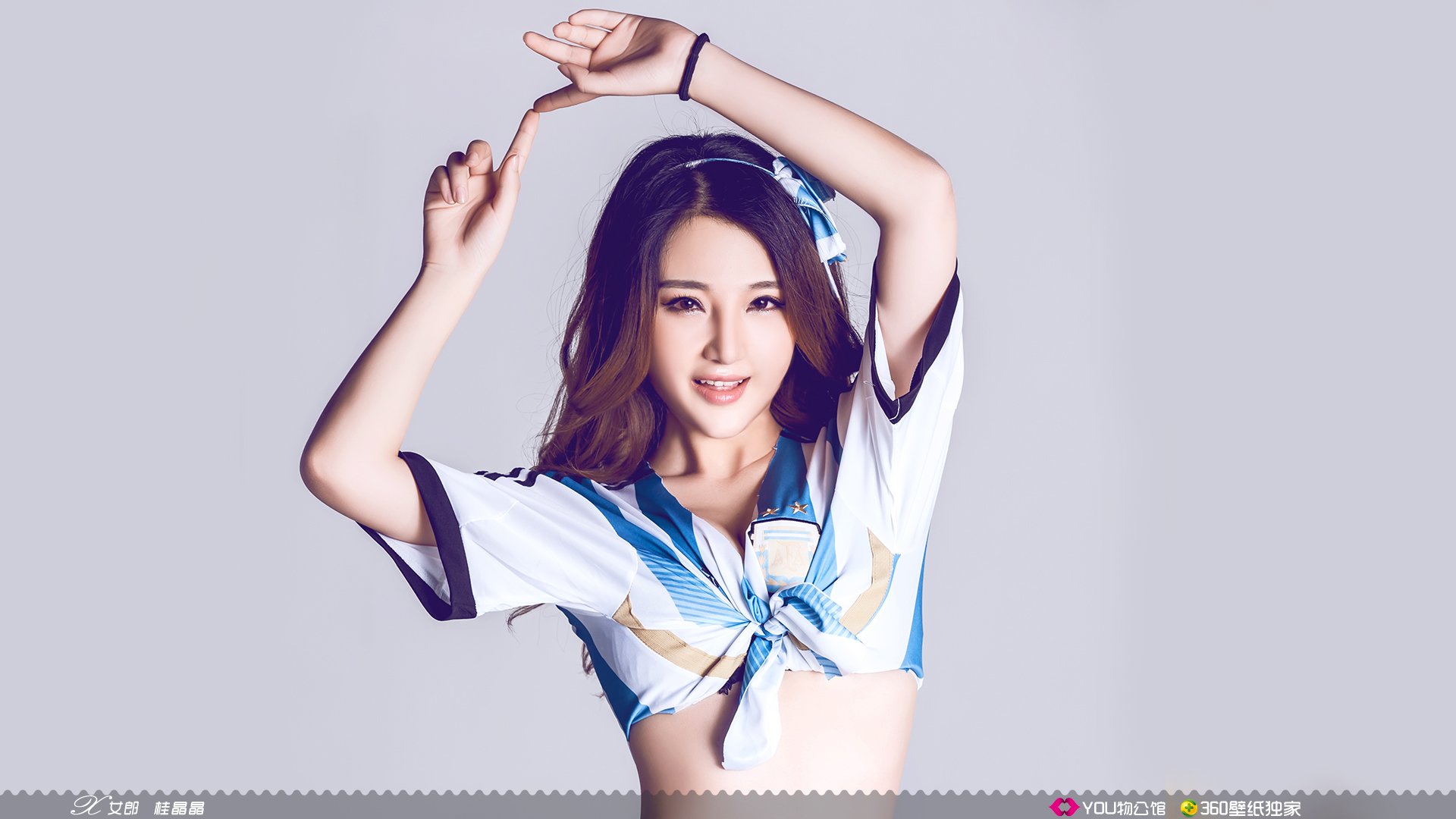 YOU物公馆  @YOU物公馆官博 美女 YOU物馆 足球宝贝 世界杯 X女郎 桂晶晶