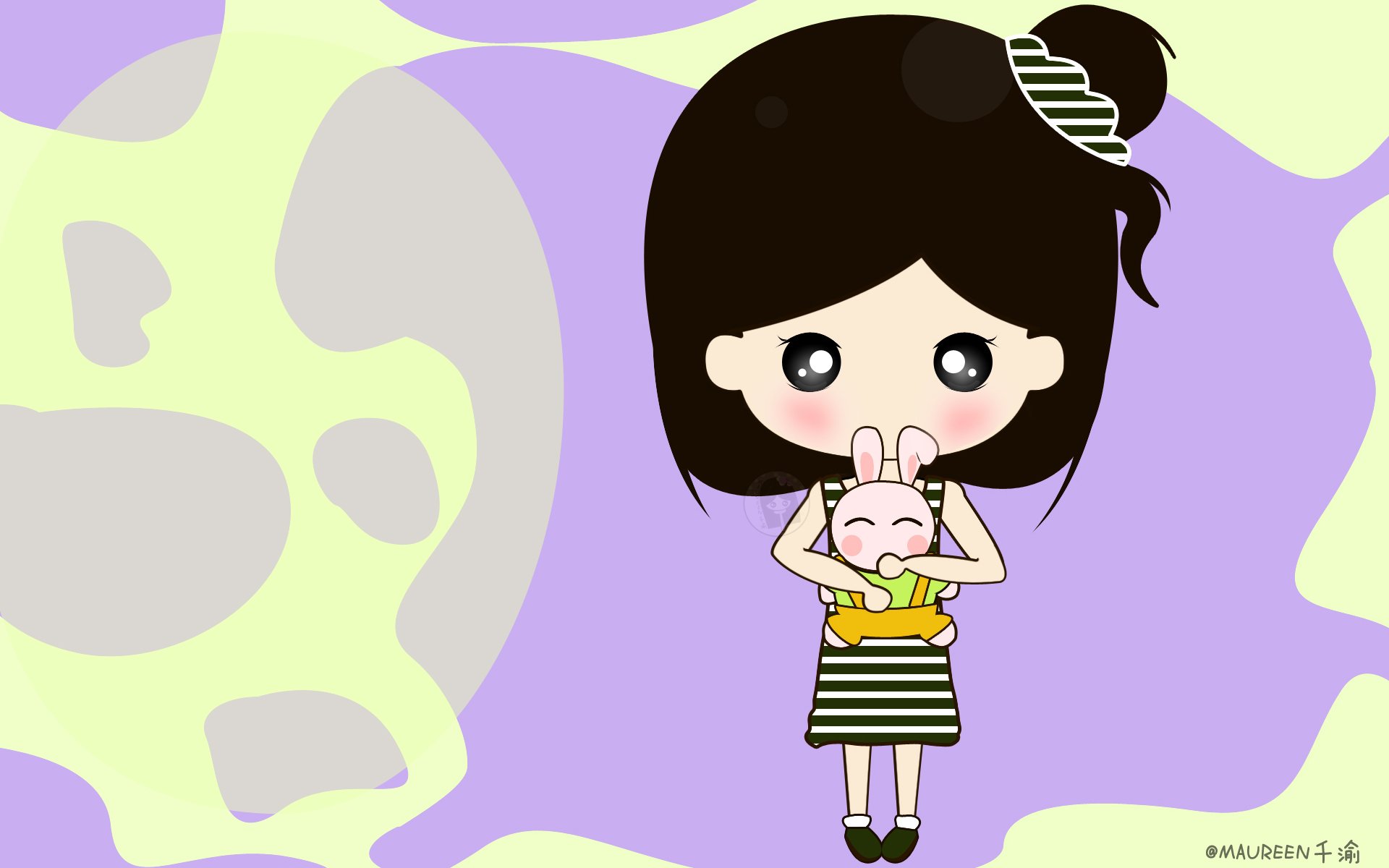 小千渝 女孩 卡通