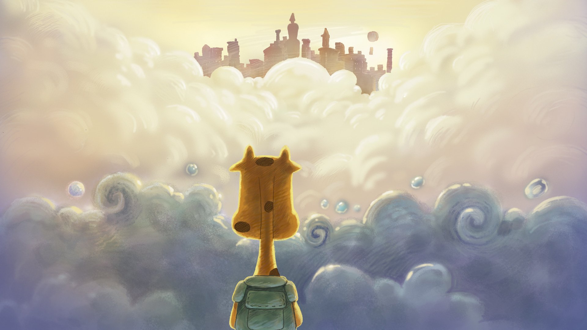 迷雾中的但丁 长颈鹿