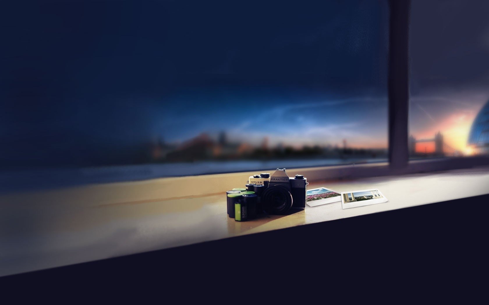 小清新 唯美 相机 静物