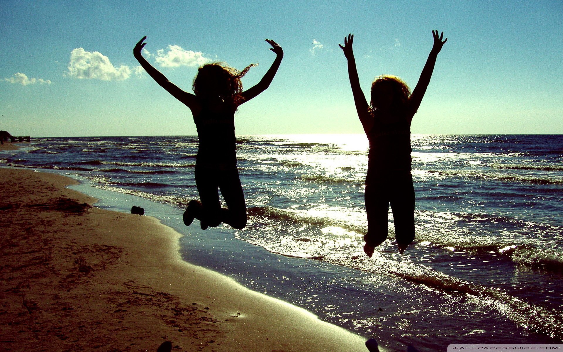 小清新 唯美 跳跃 青春