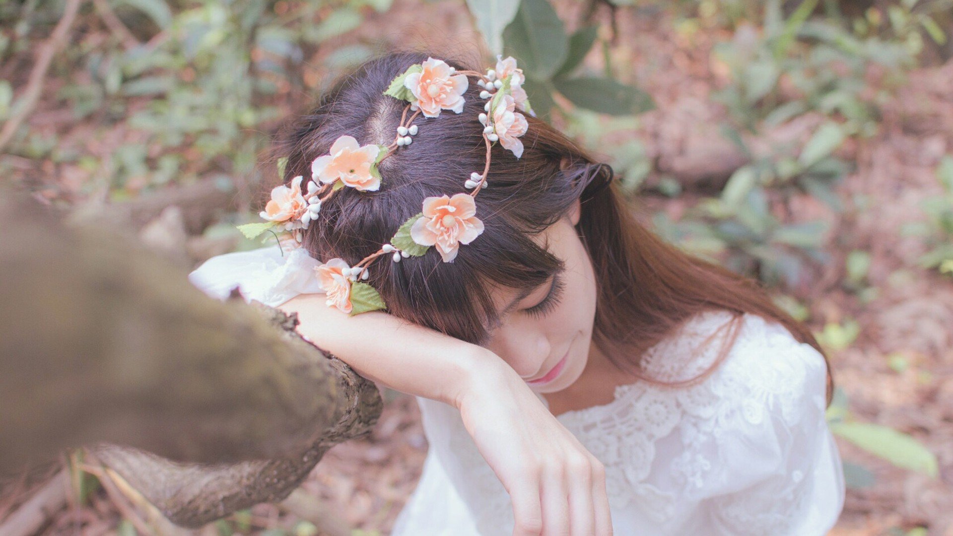 美女 清新 萌妹子 长发