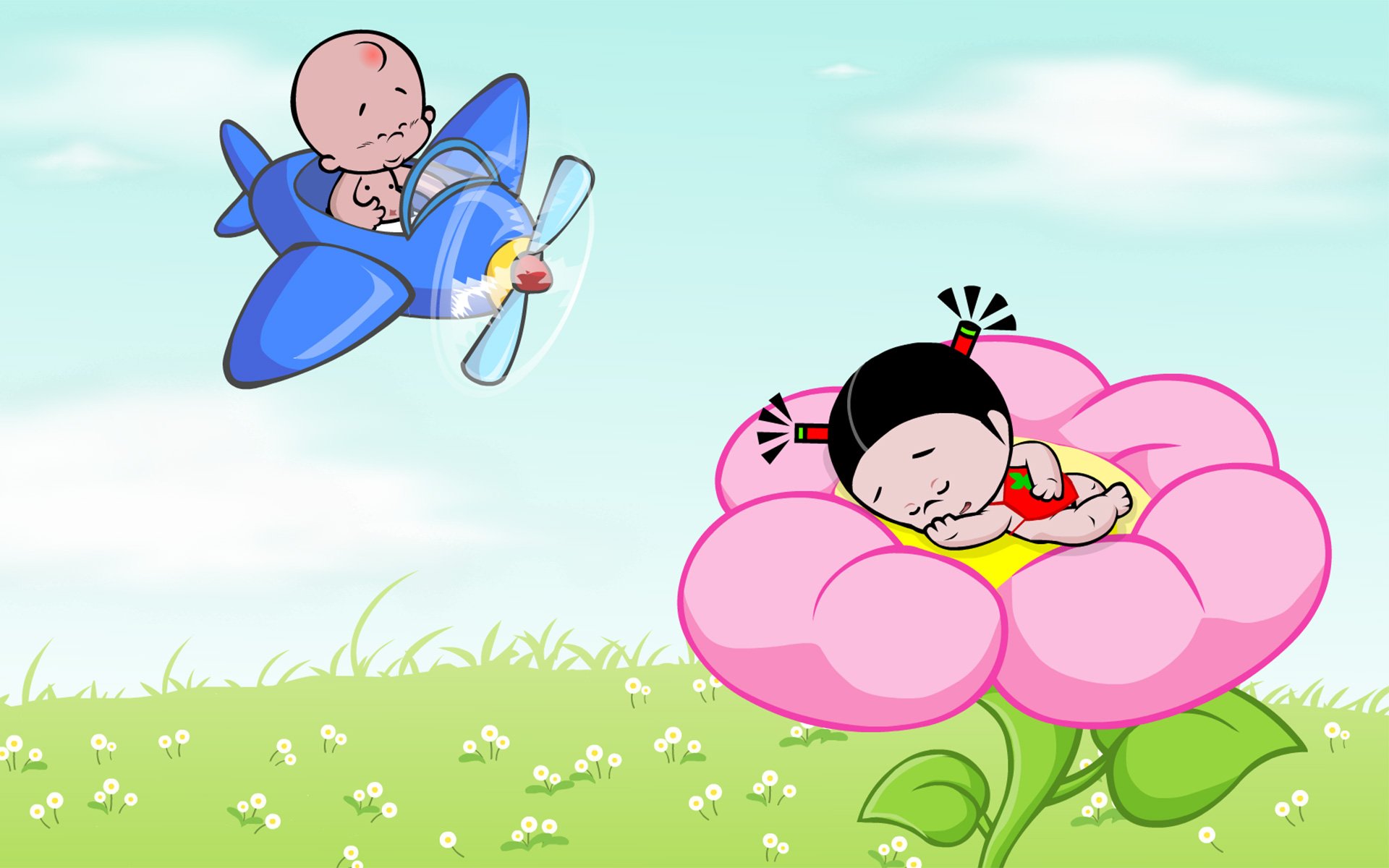 七夕 情人节 情侣 爱情 小破孩