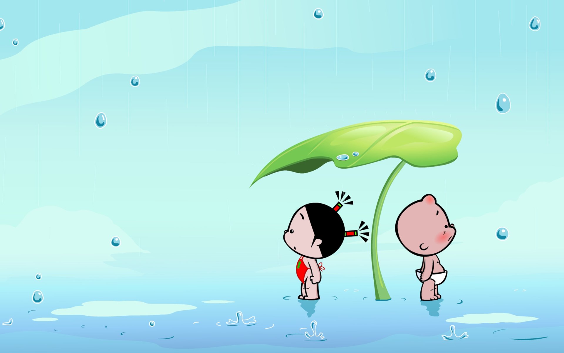 七夕 情人节 情侣 爱情 小破孩