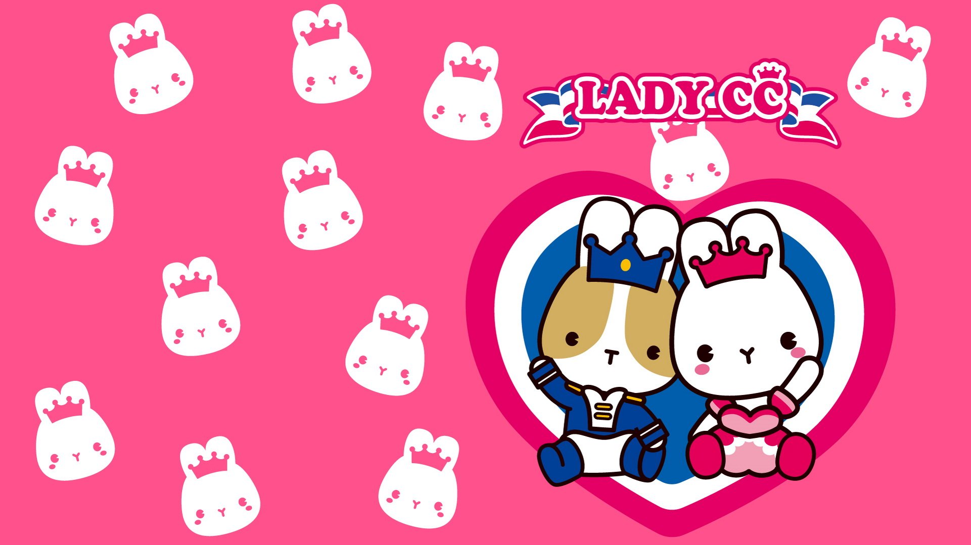 卡通 手绘 LADYCC 公主茜茜 兔子 首发