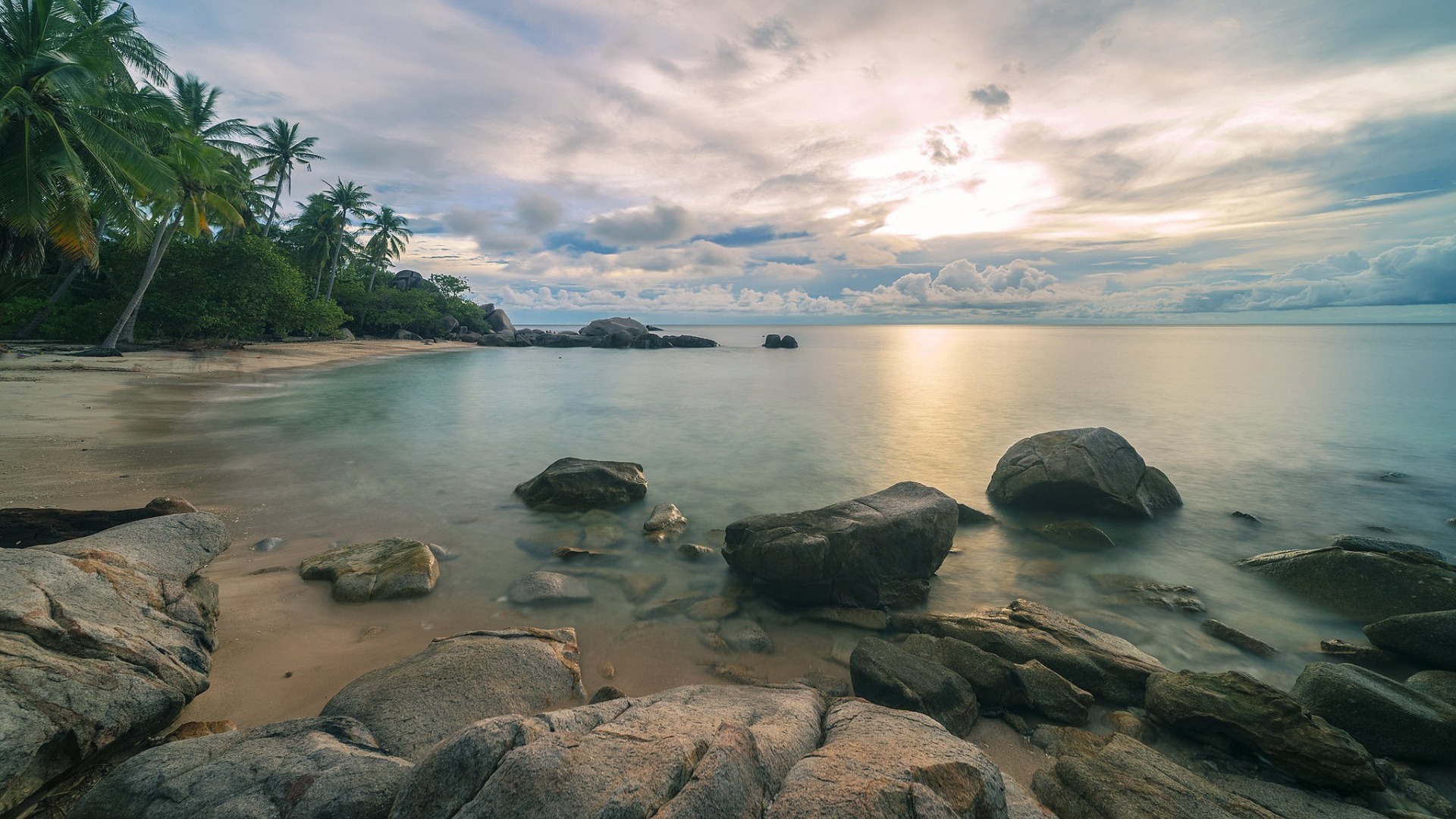 风景 海洋天堂 大海 沙滩 棕榈树
