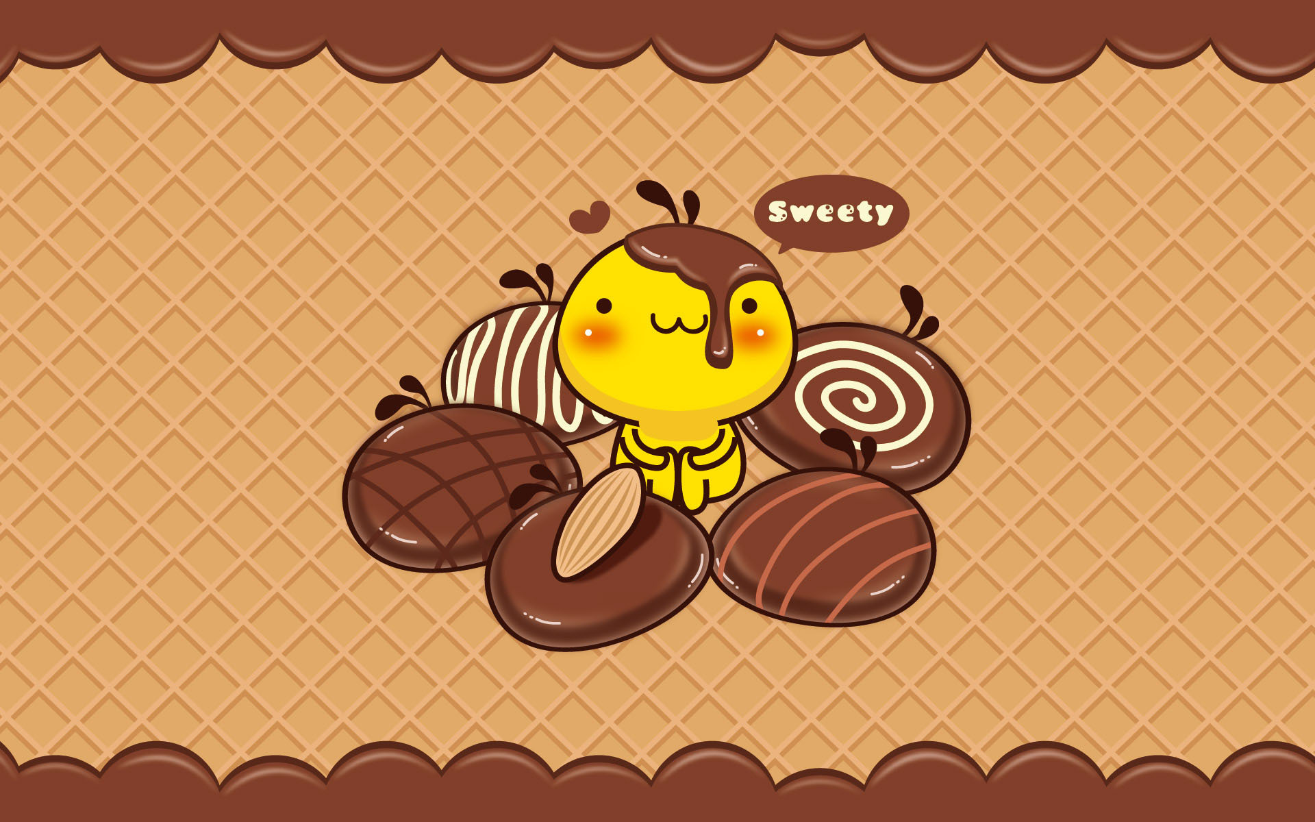 情人节 卡通 巧克力