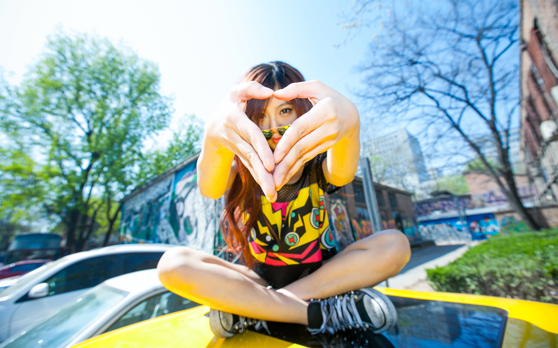 赵奕欢 阳光 青春 宽屏 美女 明星 模特