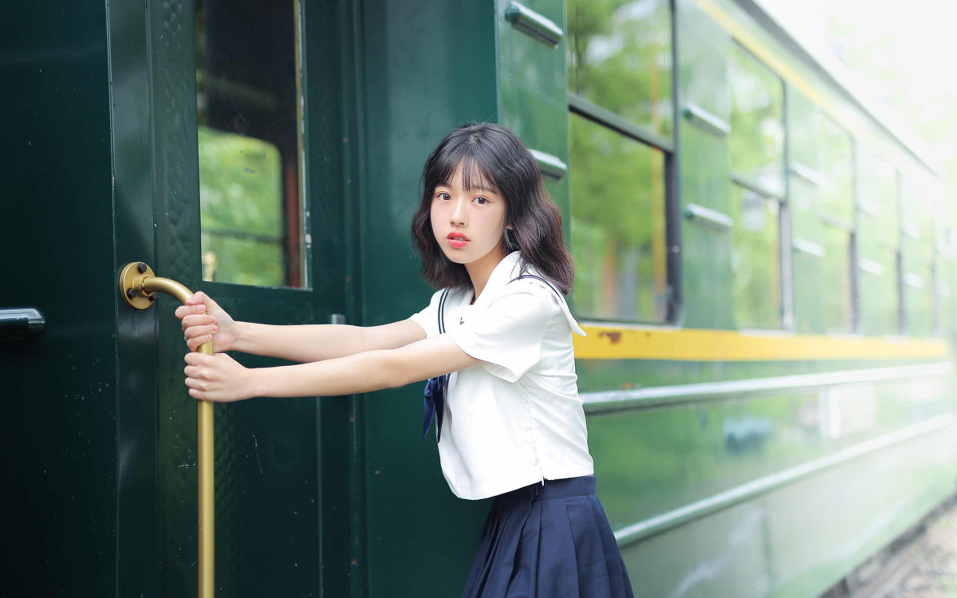 清纯 日系美少女JK制服写真