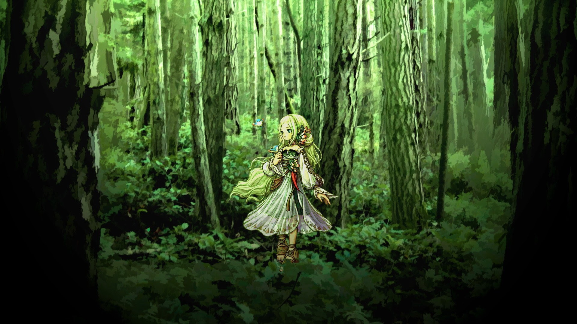 森林 精灵 唯美