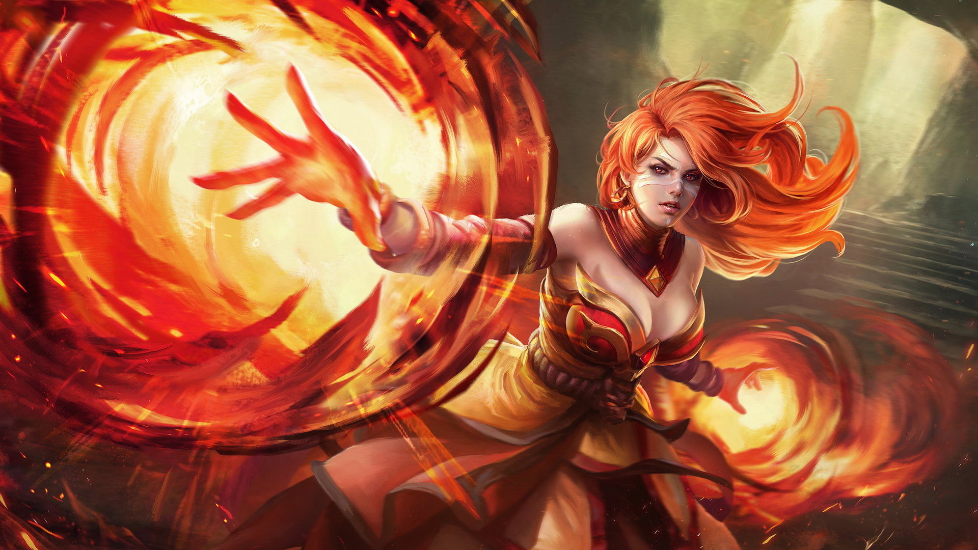 刀塔 dota2 火女 莉娜