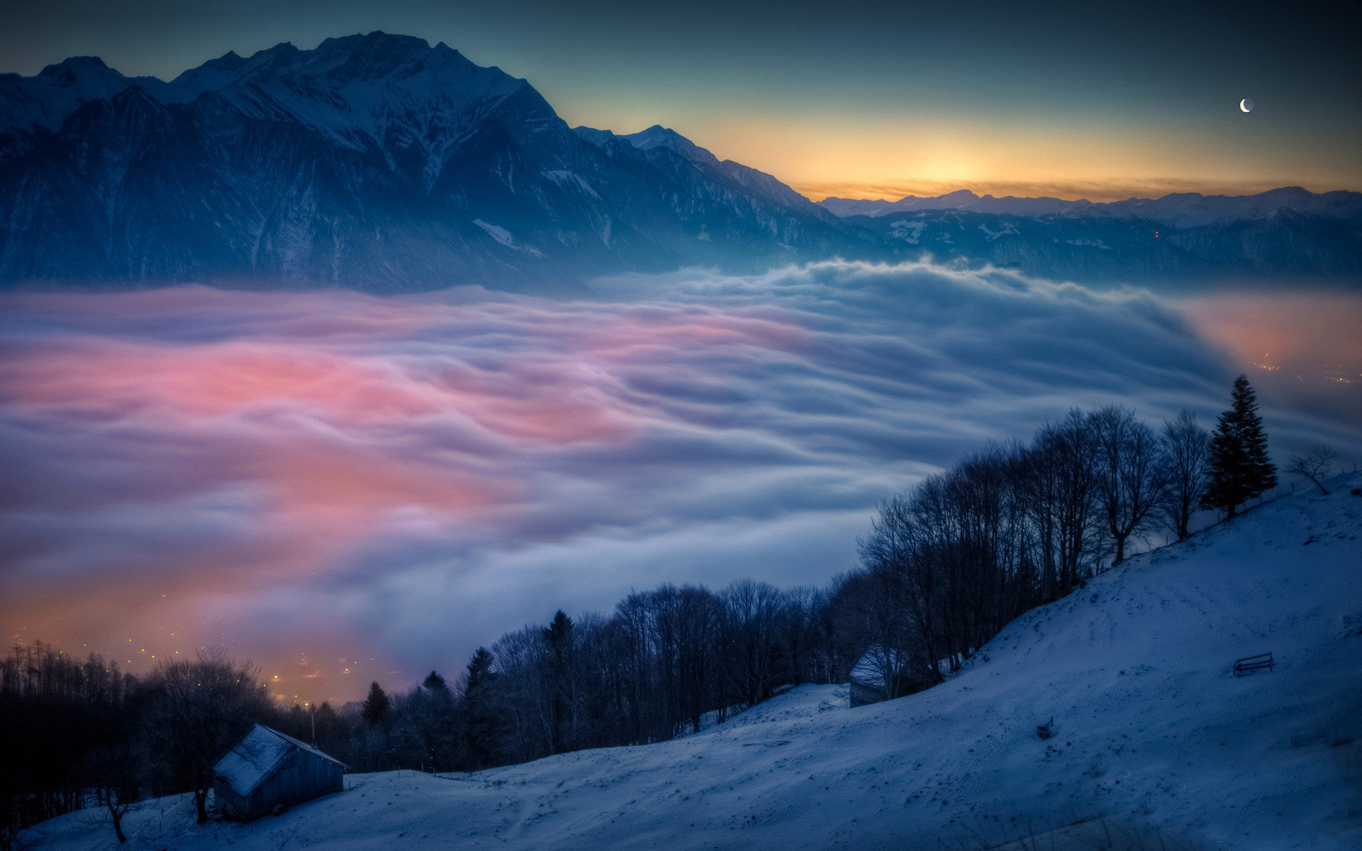 云海 山景 美景