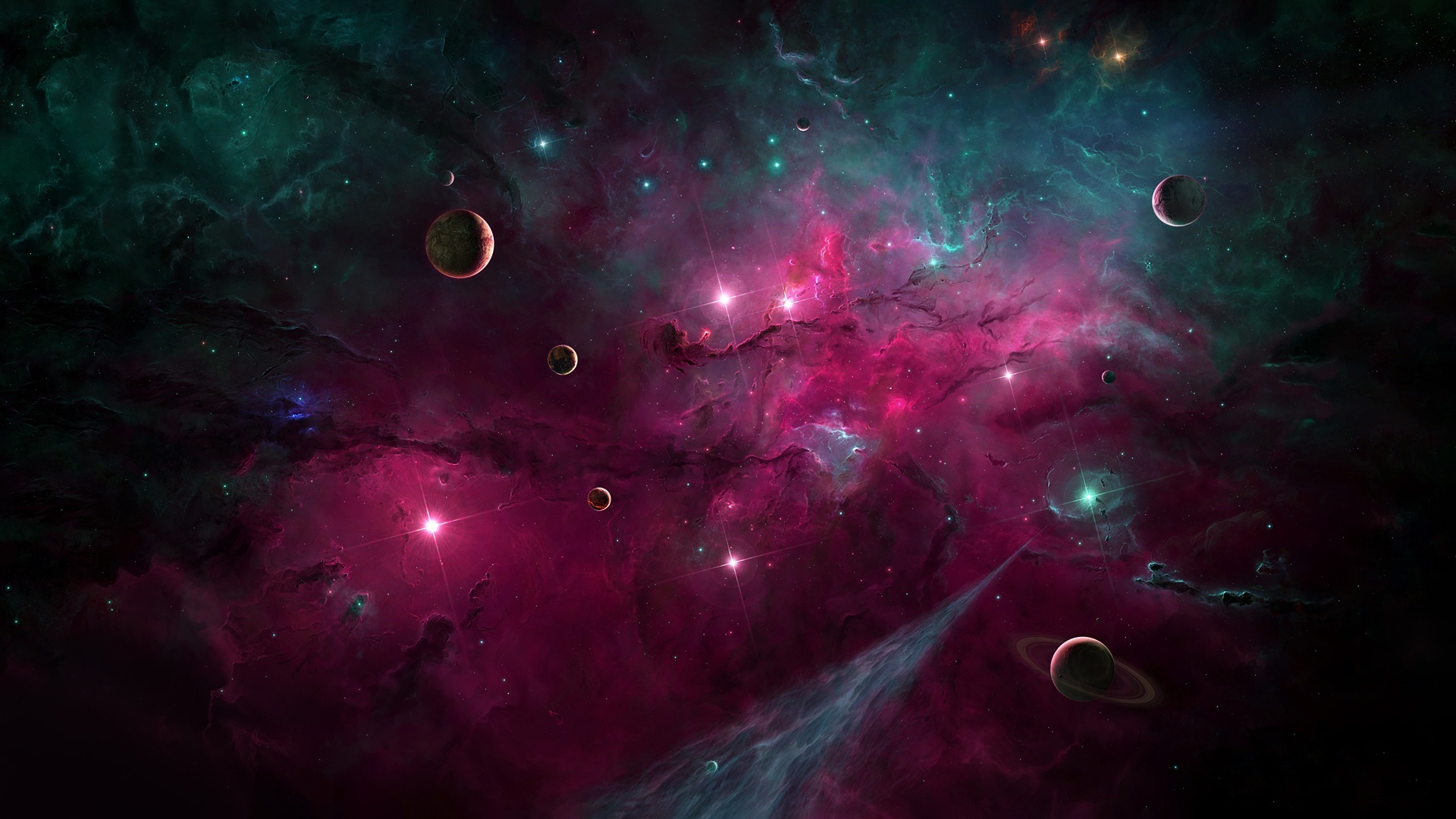 星云 宇宙 太空 星系