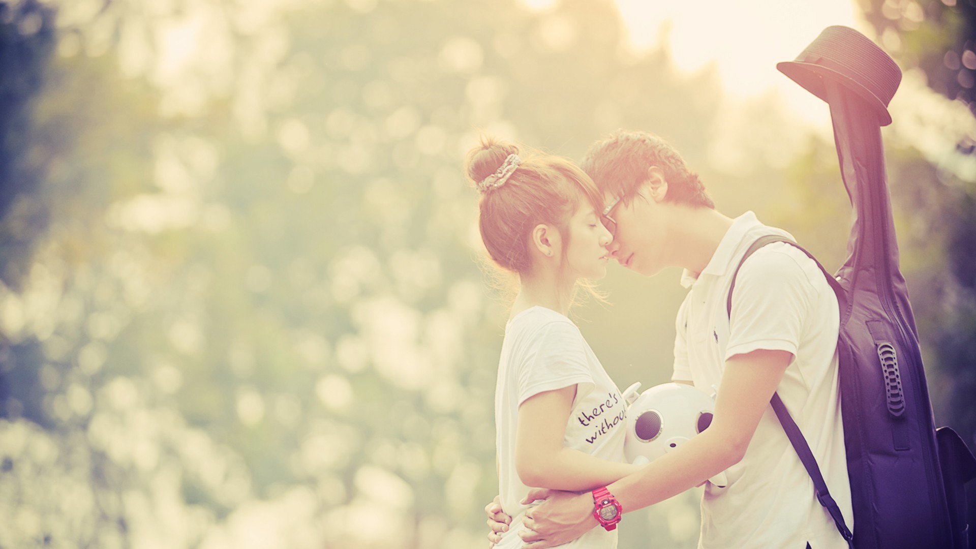 爱情 温暖 亲吻