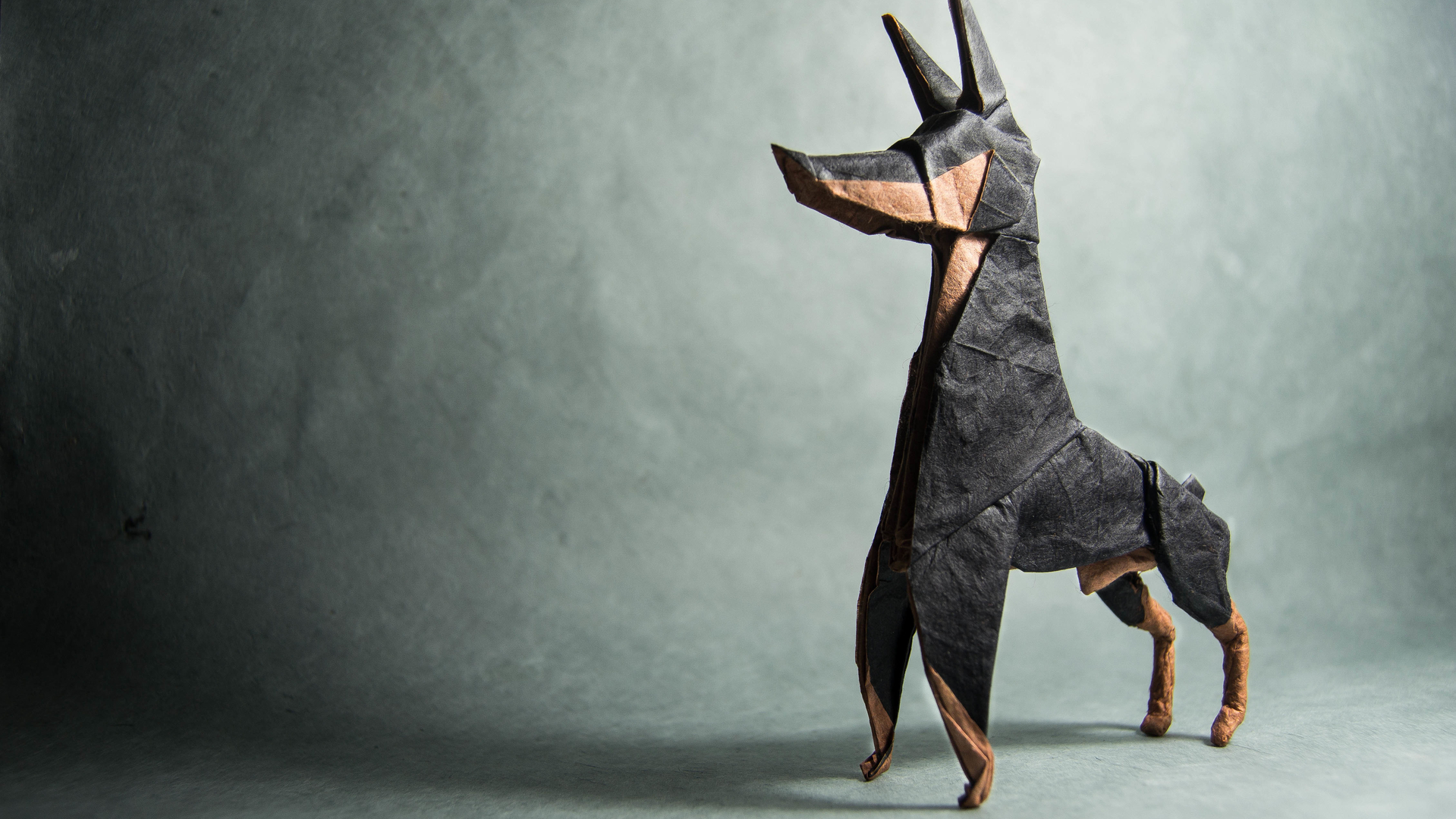 小清新  静物写真 折纸 狗