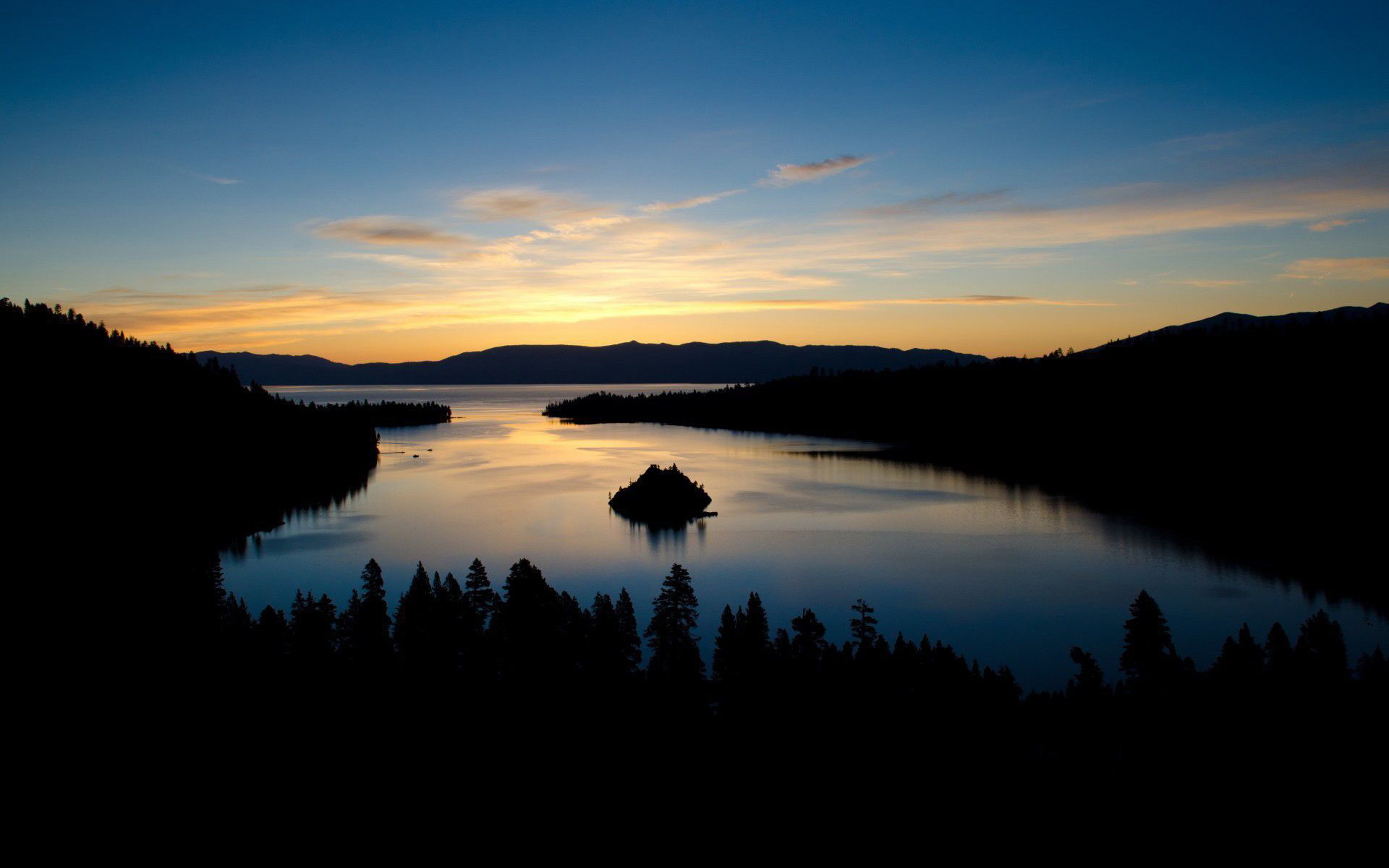 美国 太浩湖 Lake Tahoe 塔霍湖 风景 宽屏