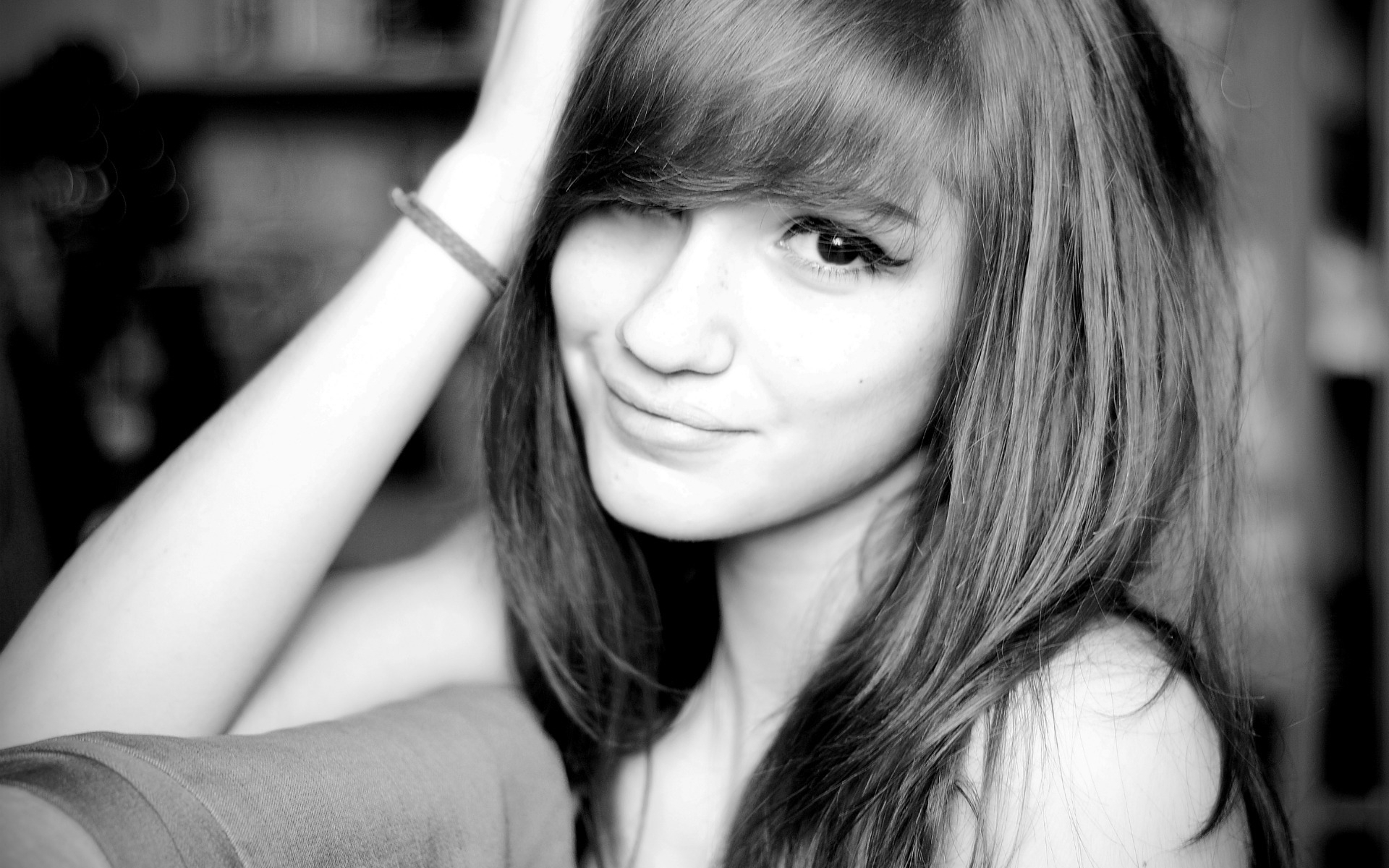 欧美女神 黑白风格