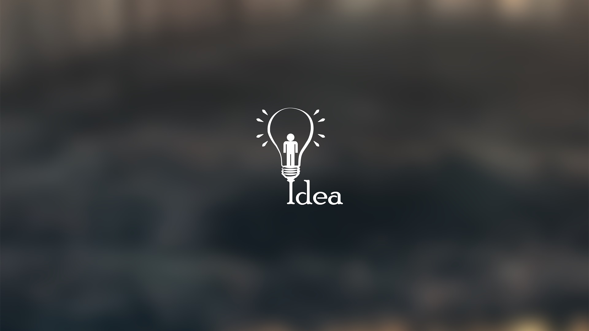 炫酷时尚 创意 灯泡 idea