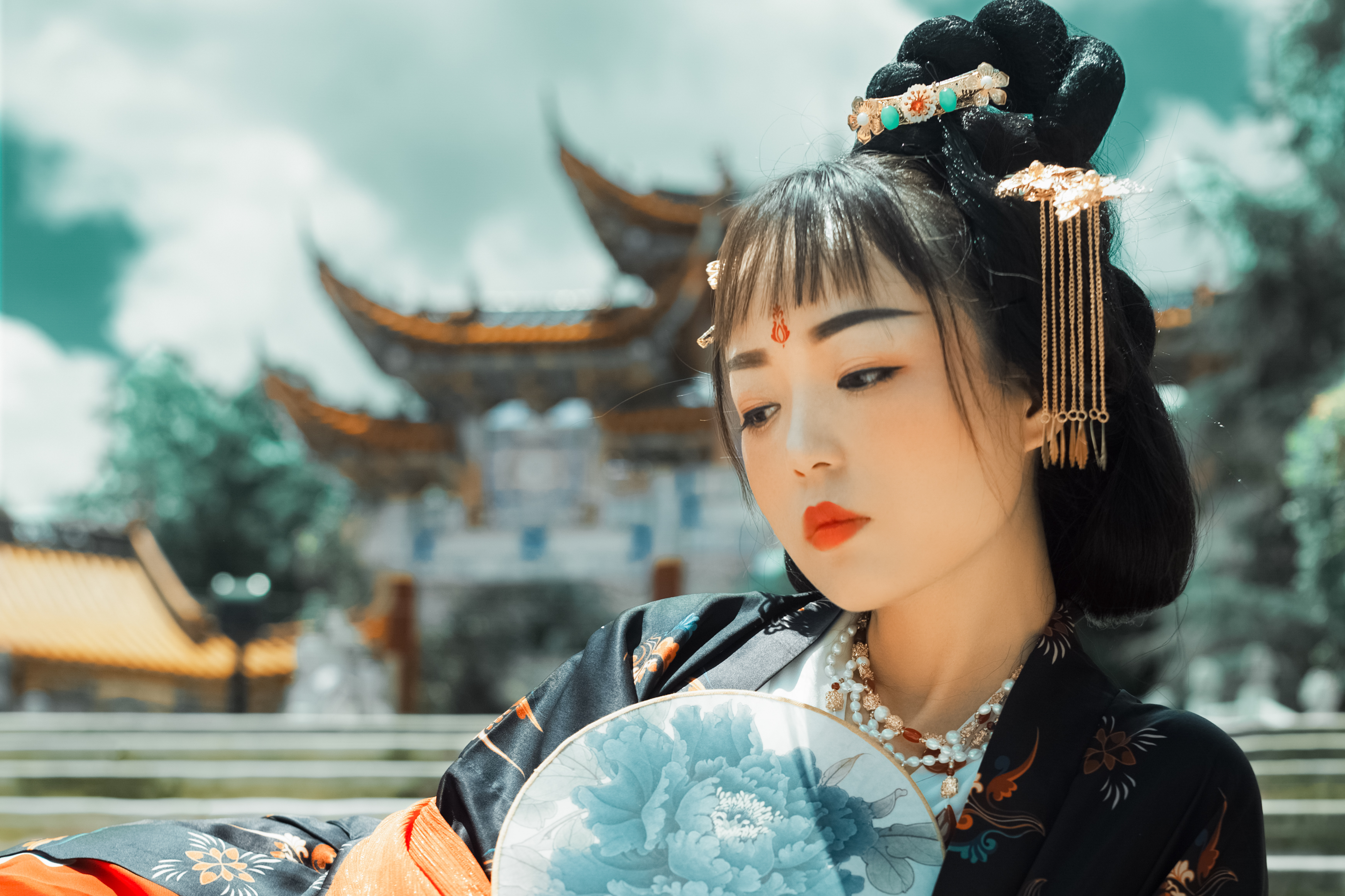 美女 汉服 承墨Amors