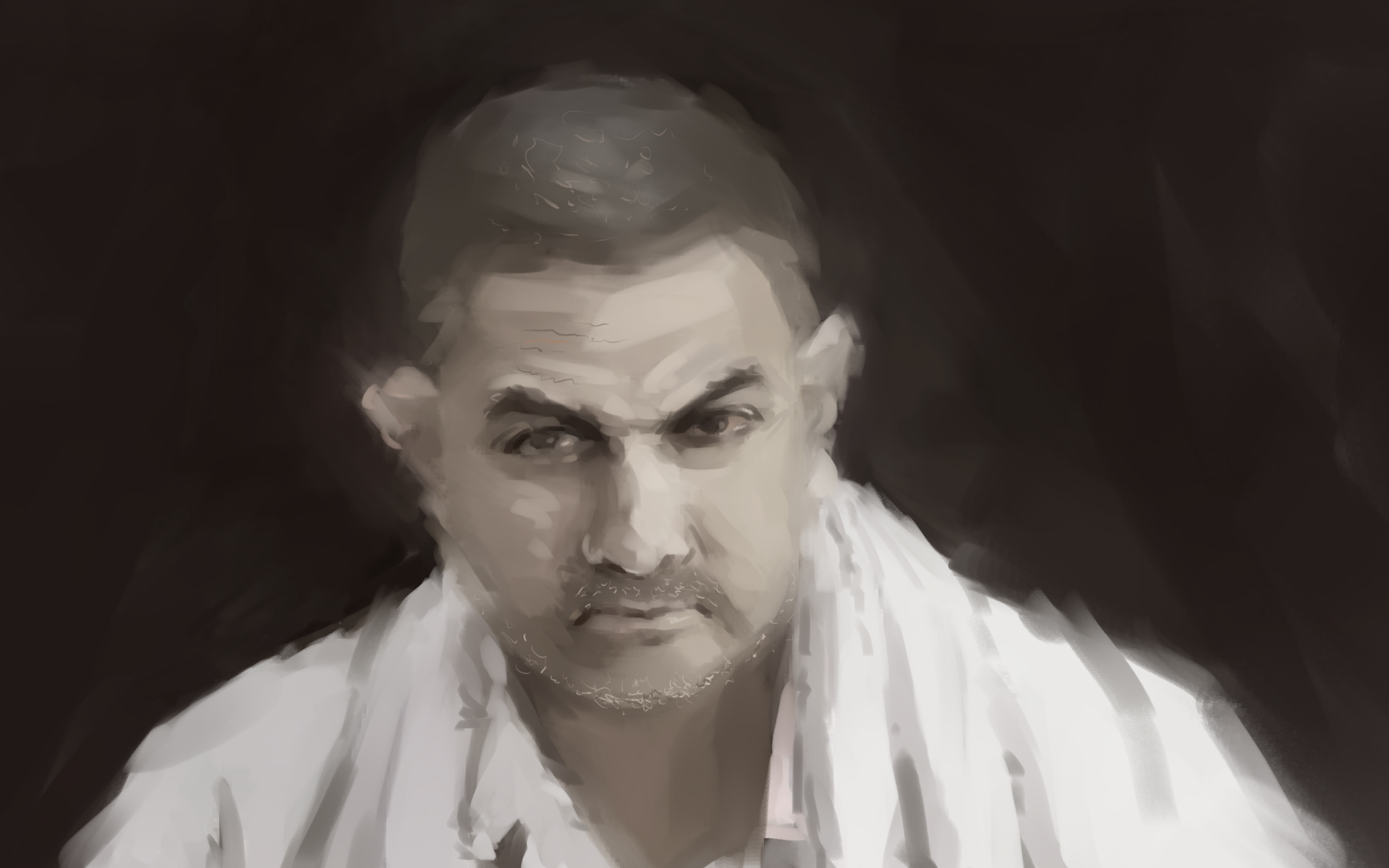 炫酷时尚 插画 阿米尔汗 摔跤吧爸爸