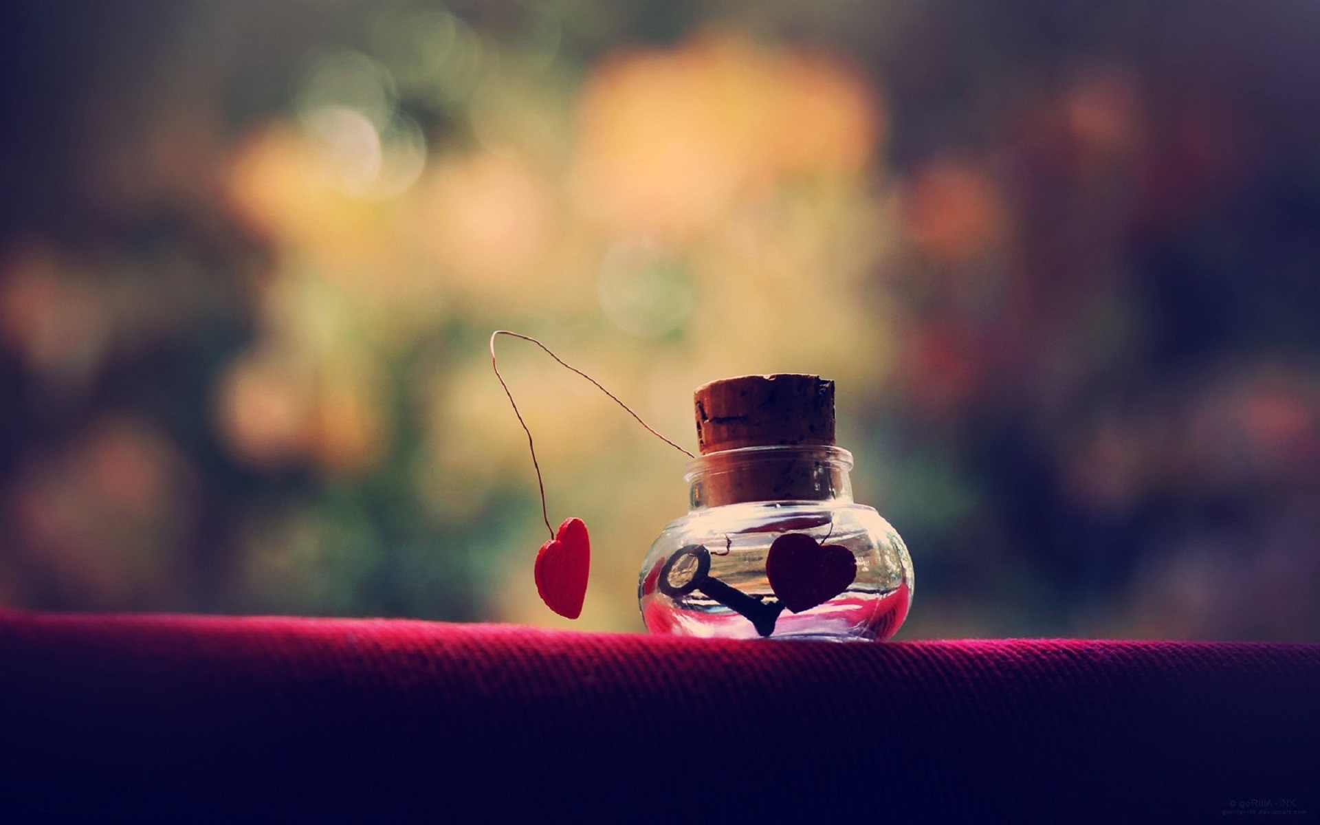 心动创意 爱心 玻璃瓶