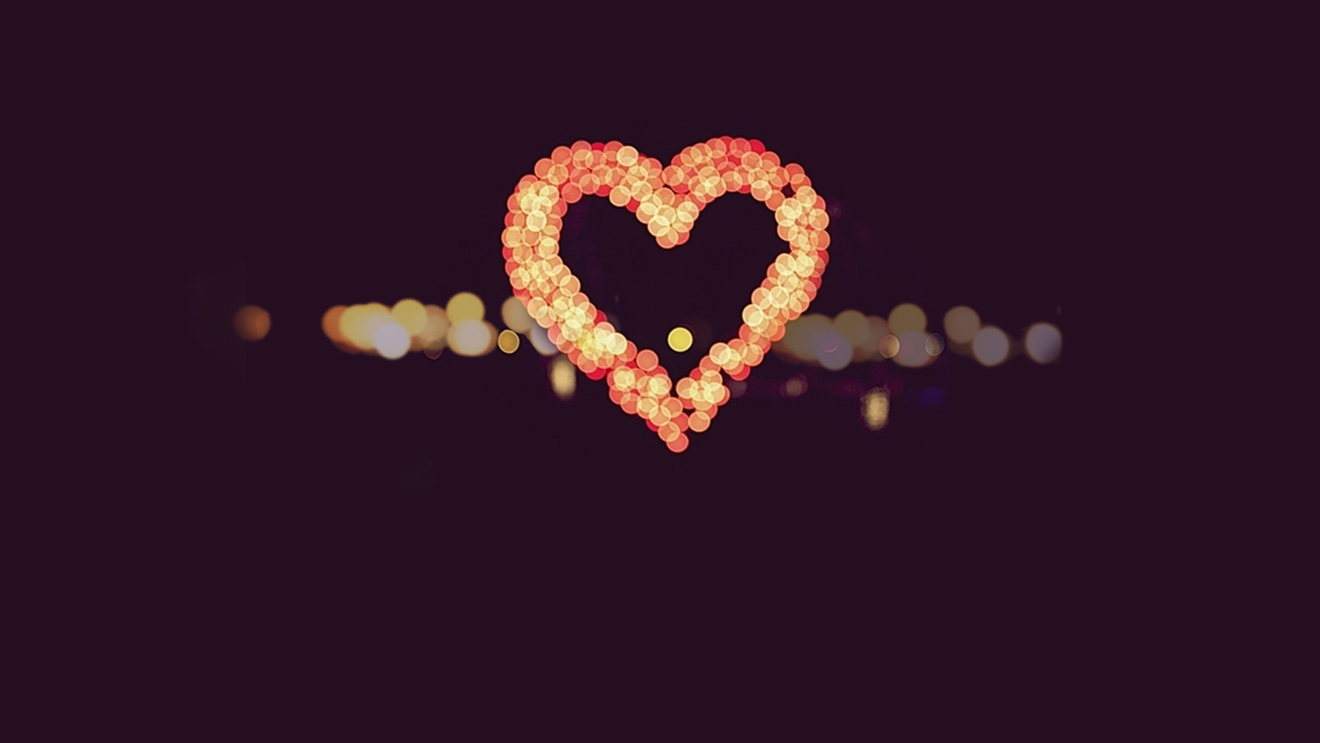 心动创意 爱心 灯光