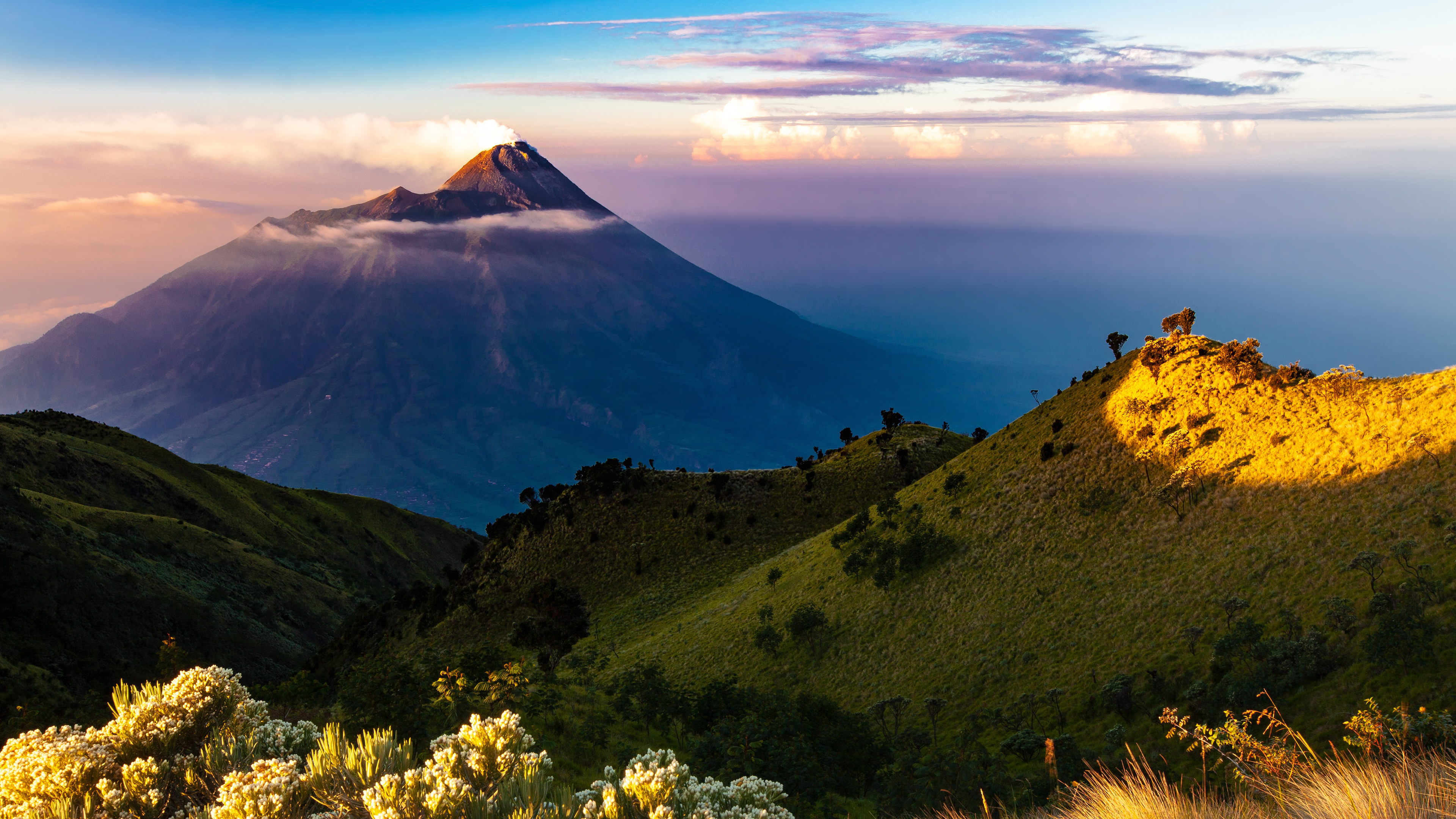 自然风光 火山