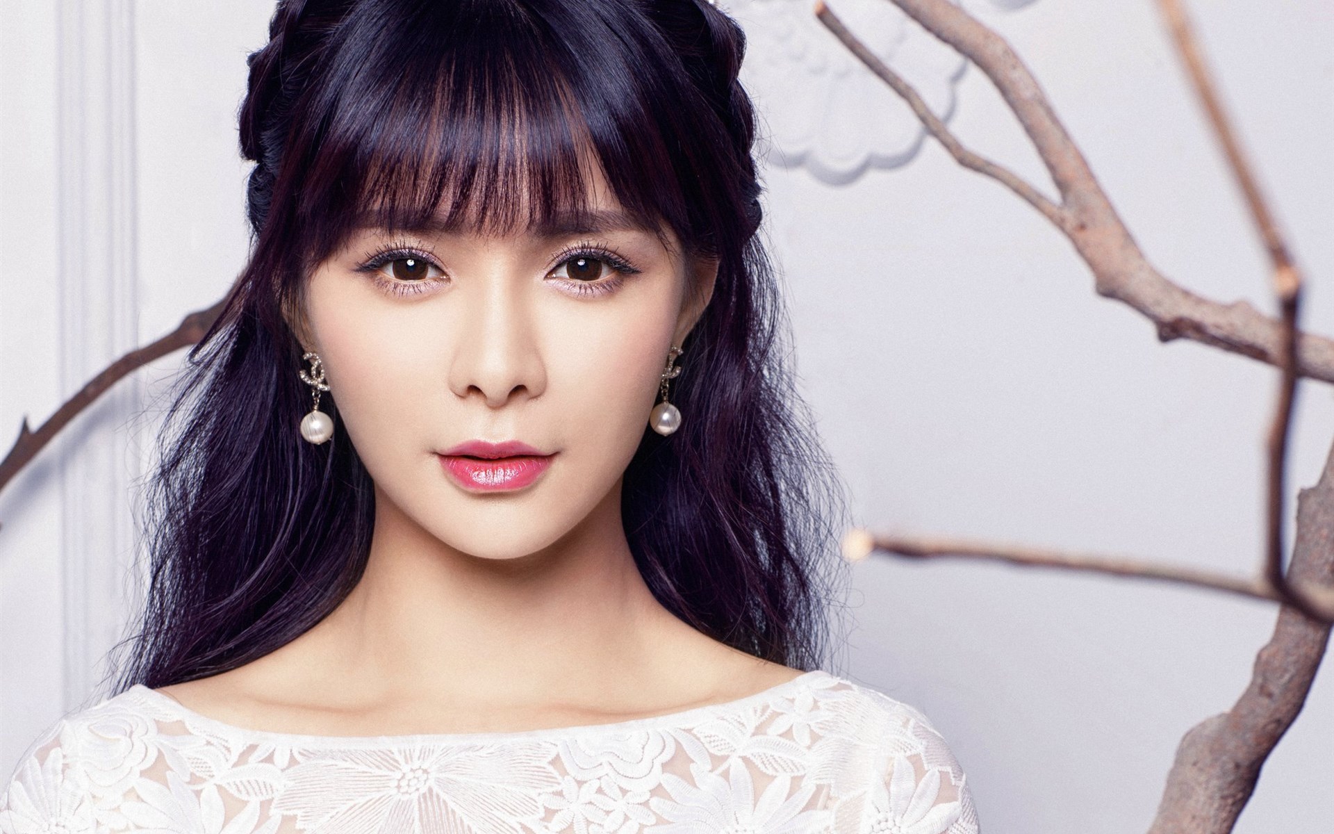 沈梦辰 美女 明星 主持人 宽屏