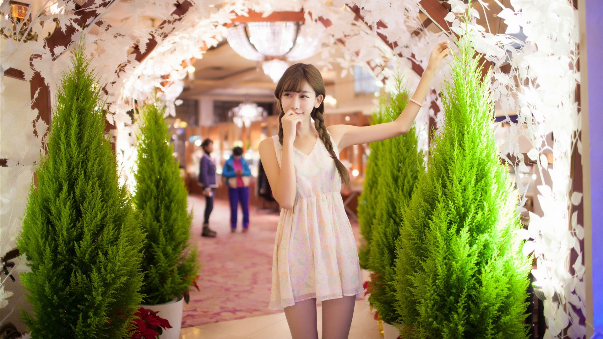 清纯   麻花辫 文艺  小清新