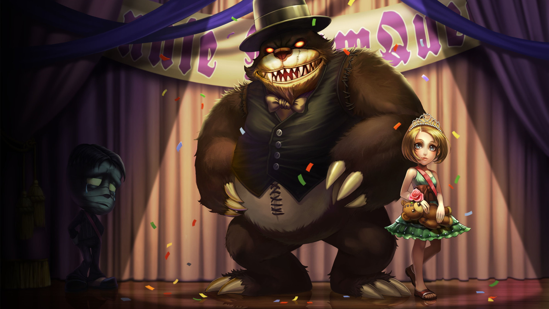 lol 英雄联盟 游戏 舞会公主 安妮 黑暗之女