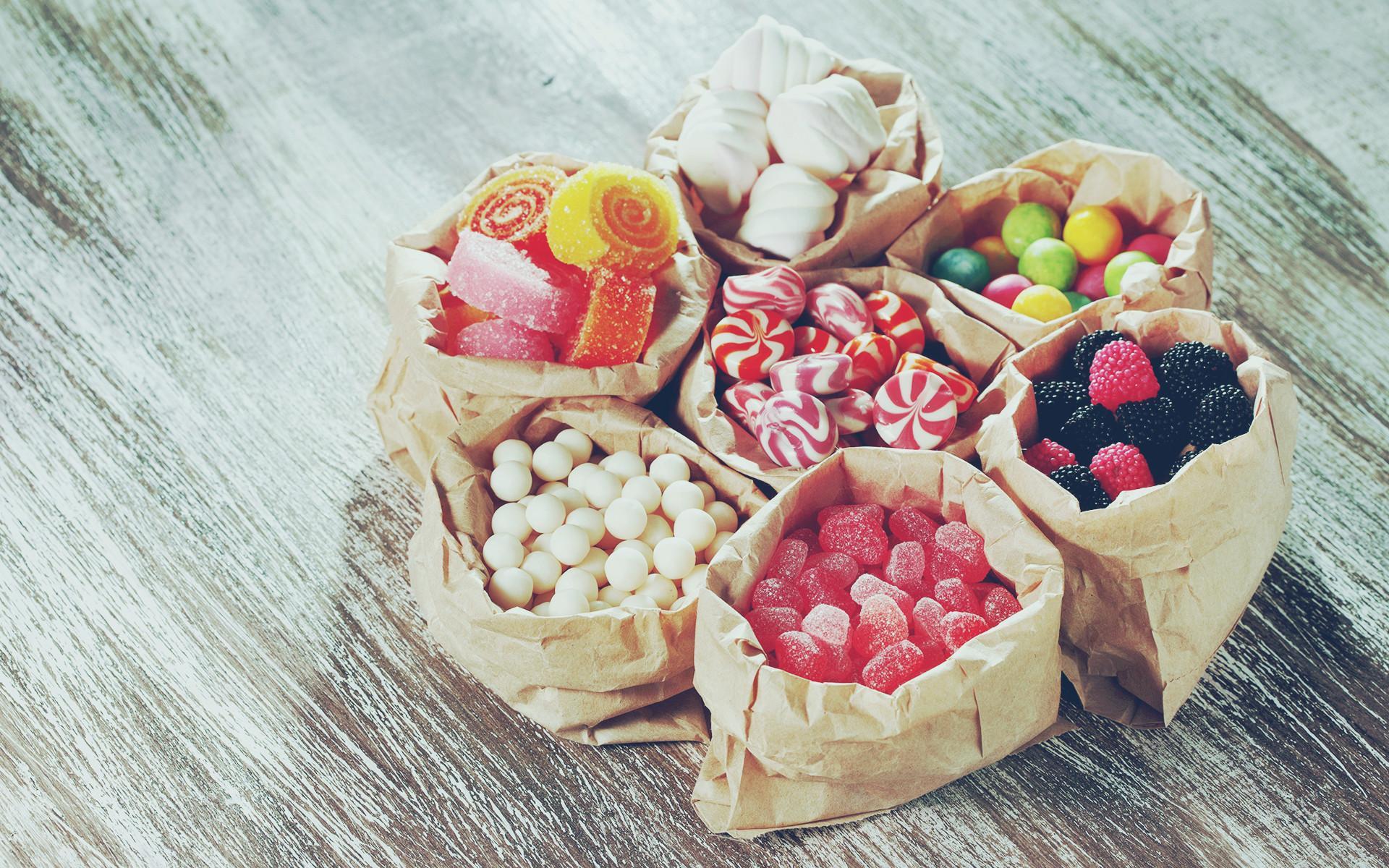 小清新 糖果 彩色糖果 诱惑 可爱 宽屏