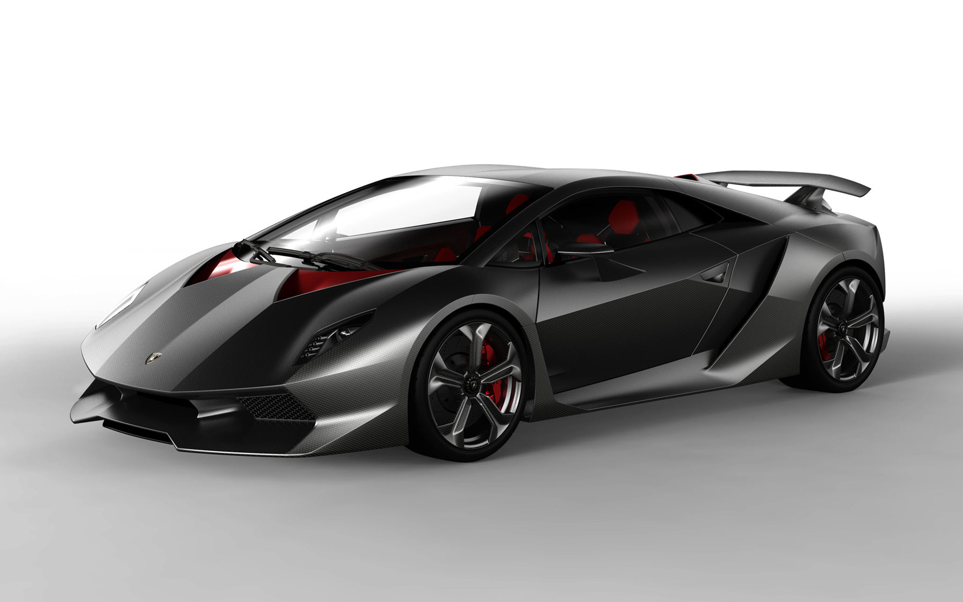 兰博基尼 Sesto Elemento 黑色跑车