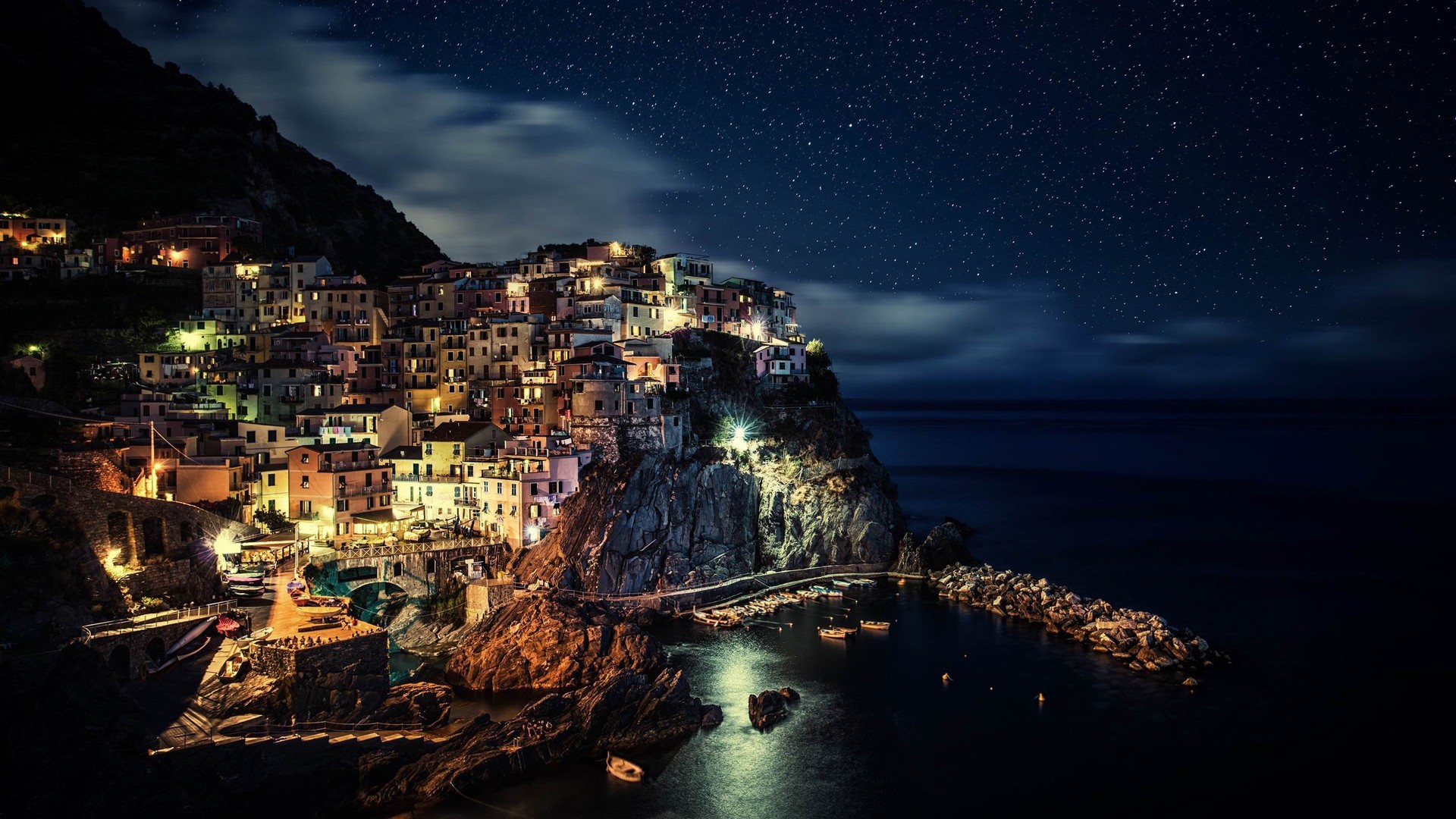 风景 夜城