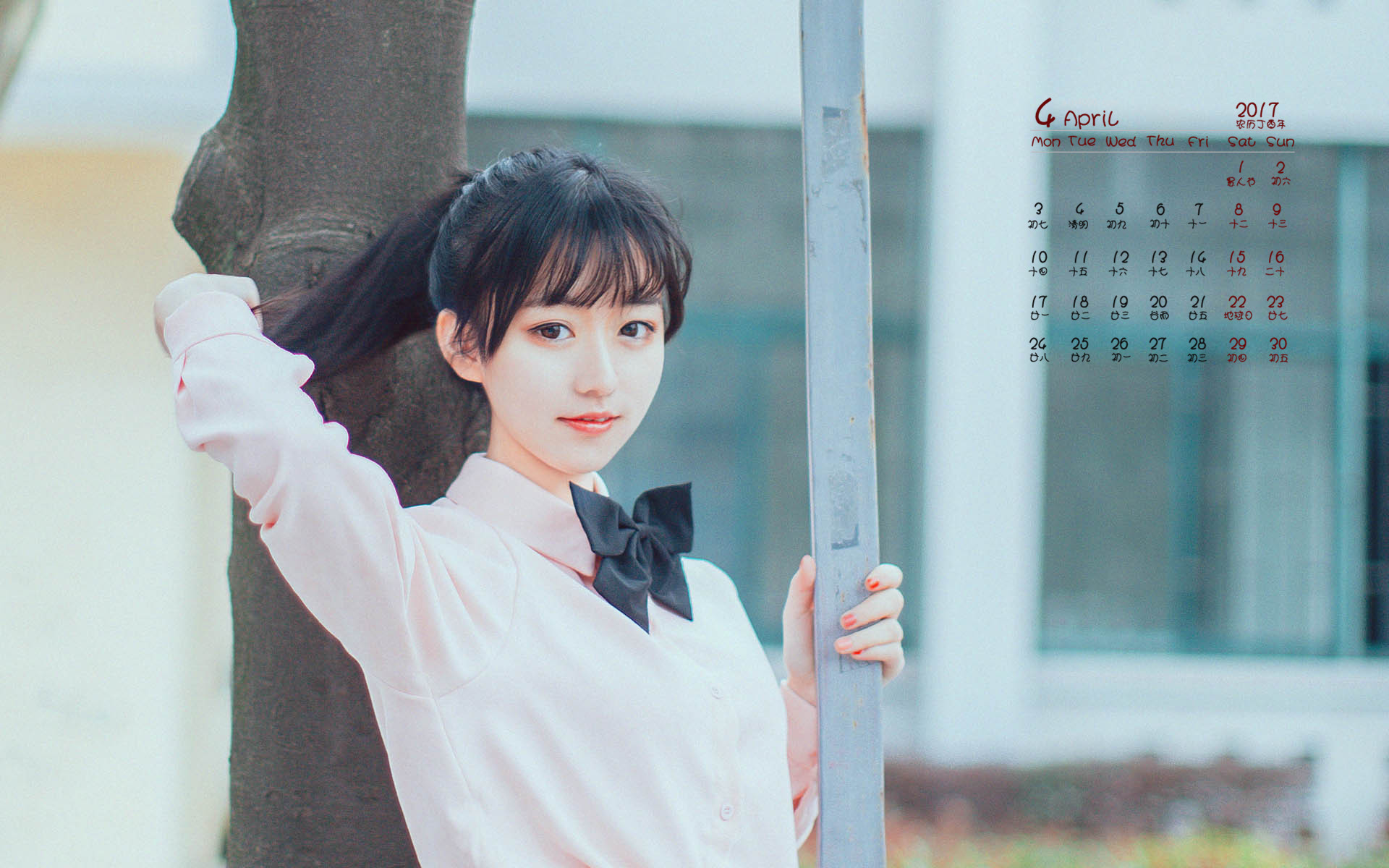 2017年4月 清纯 校园 美女