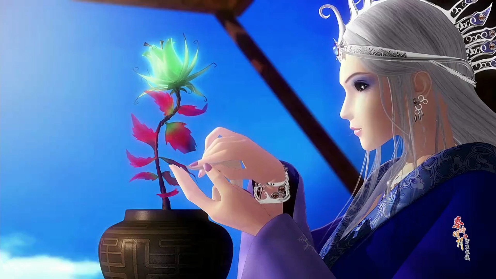 秦时明月 奇幻 水墨风 雪女 雪姬 墨家 动漫