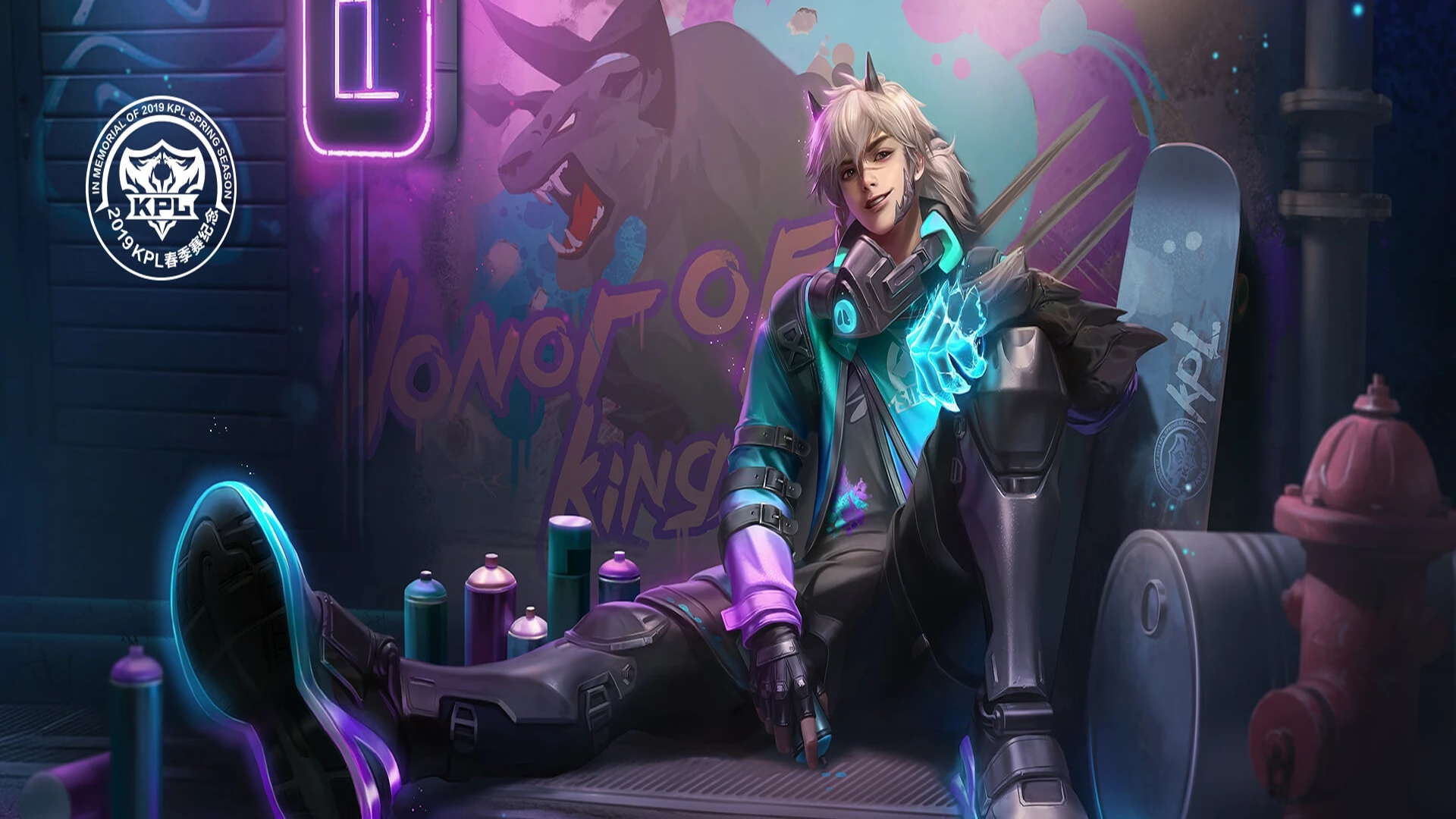 游戏壁纸 王者荣耀 天狼狩猎者裴擒虎