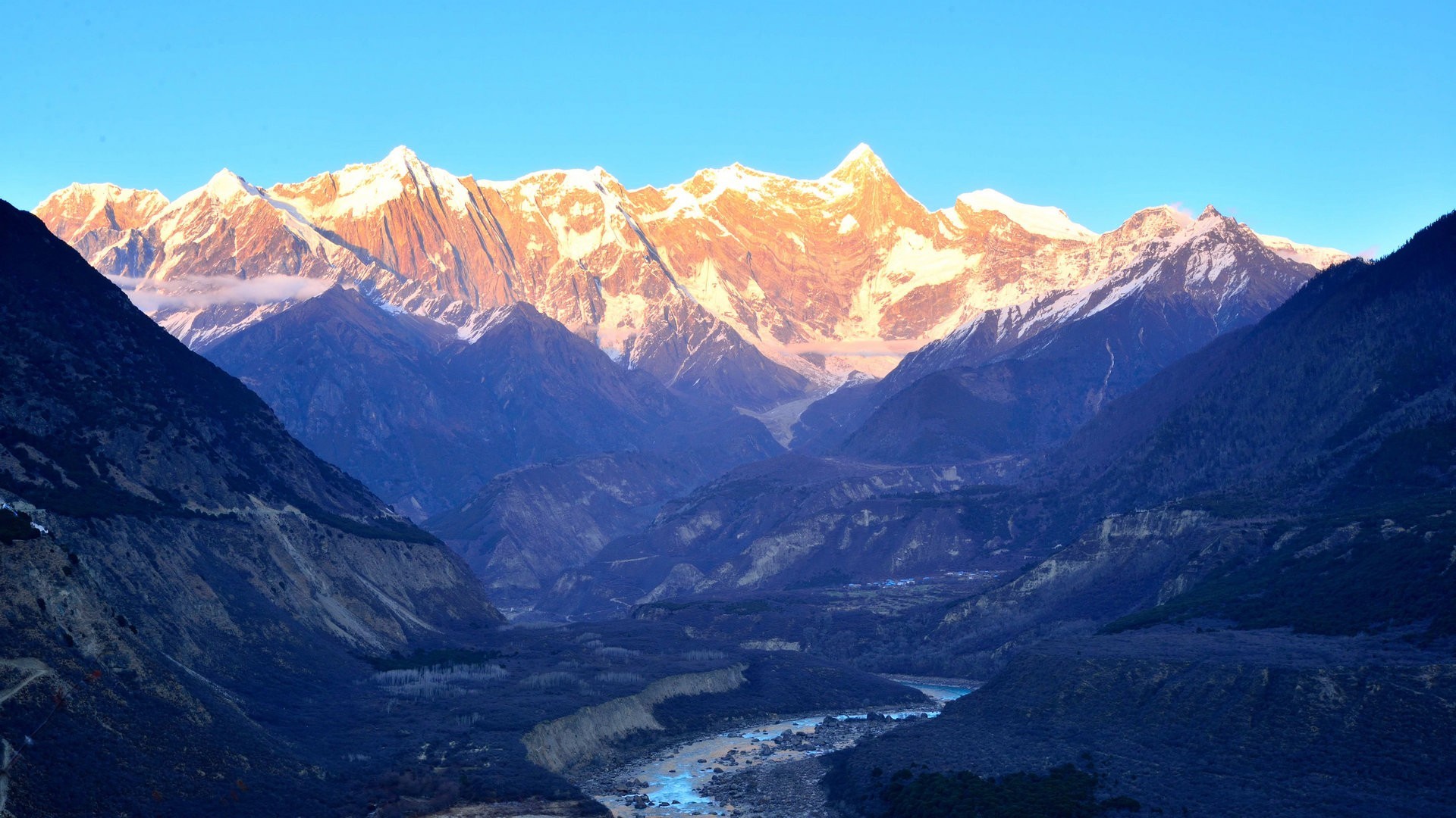 风景 高山 雪山