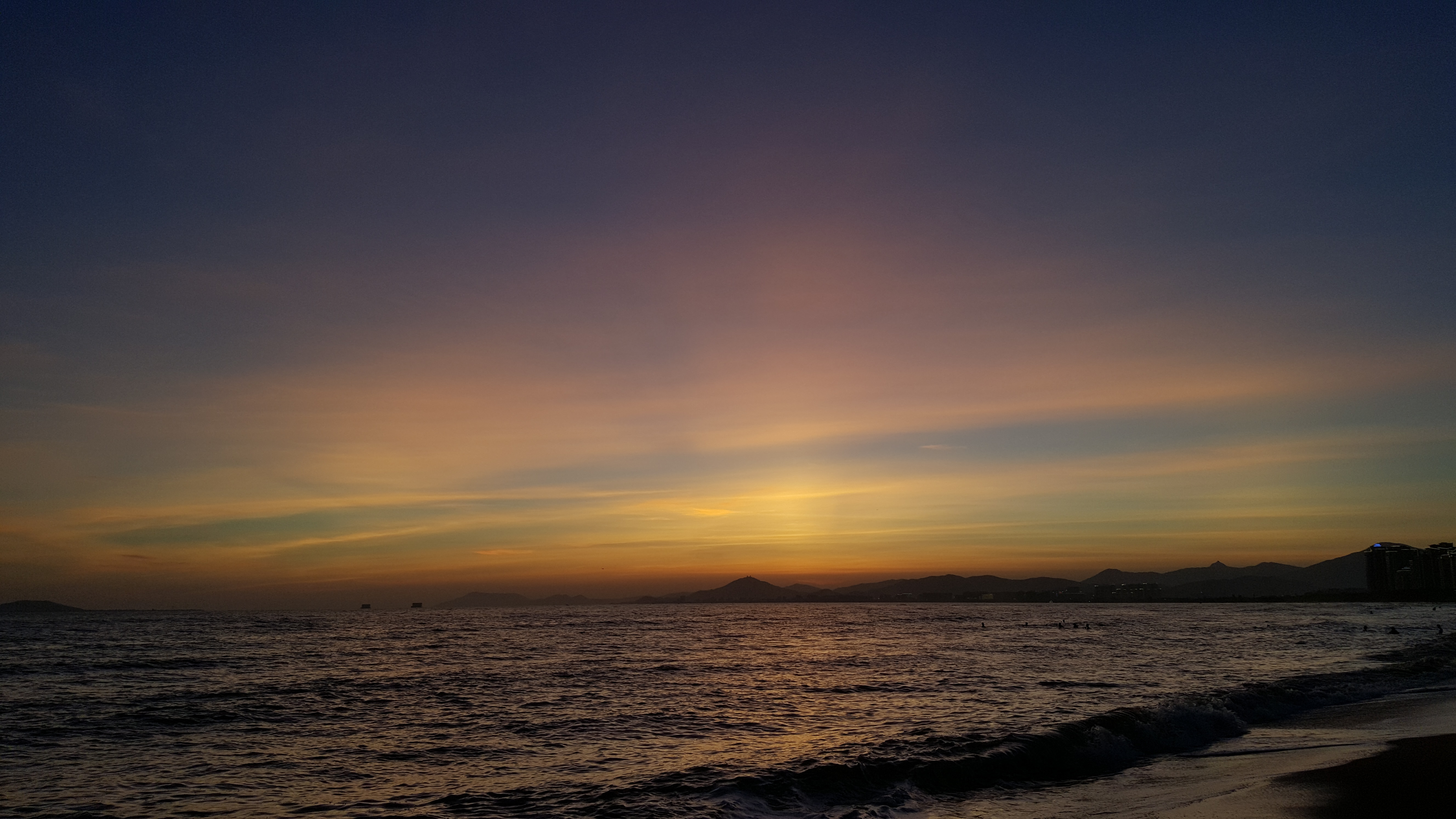 大海 三亚 黄昏 夕阳