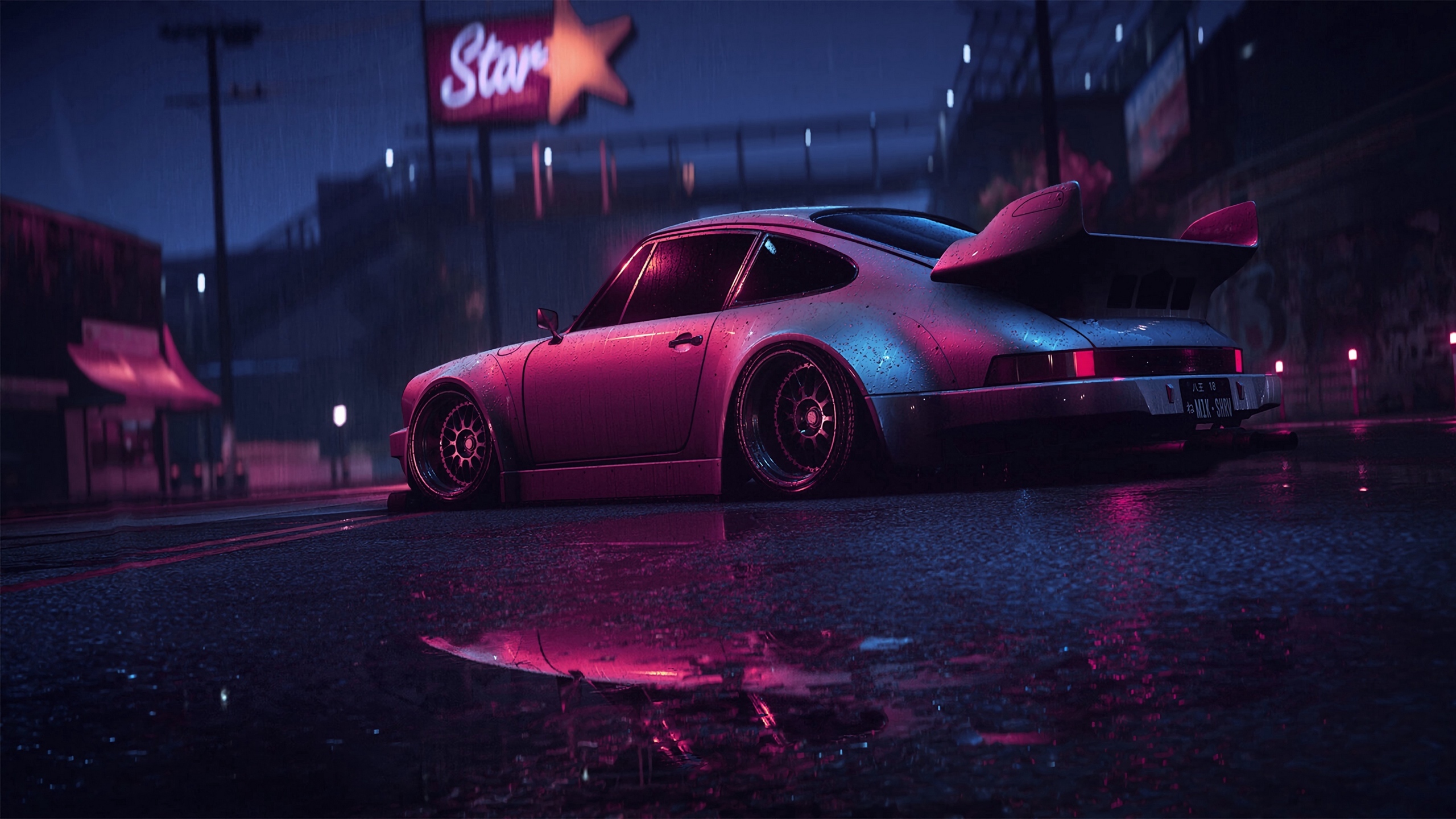 赛车 雨夜 GTA