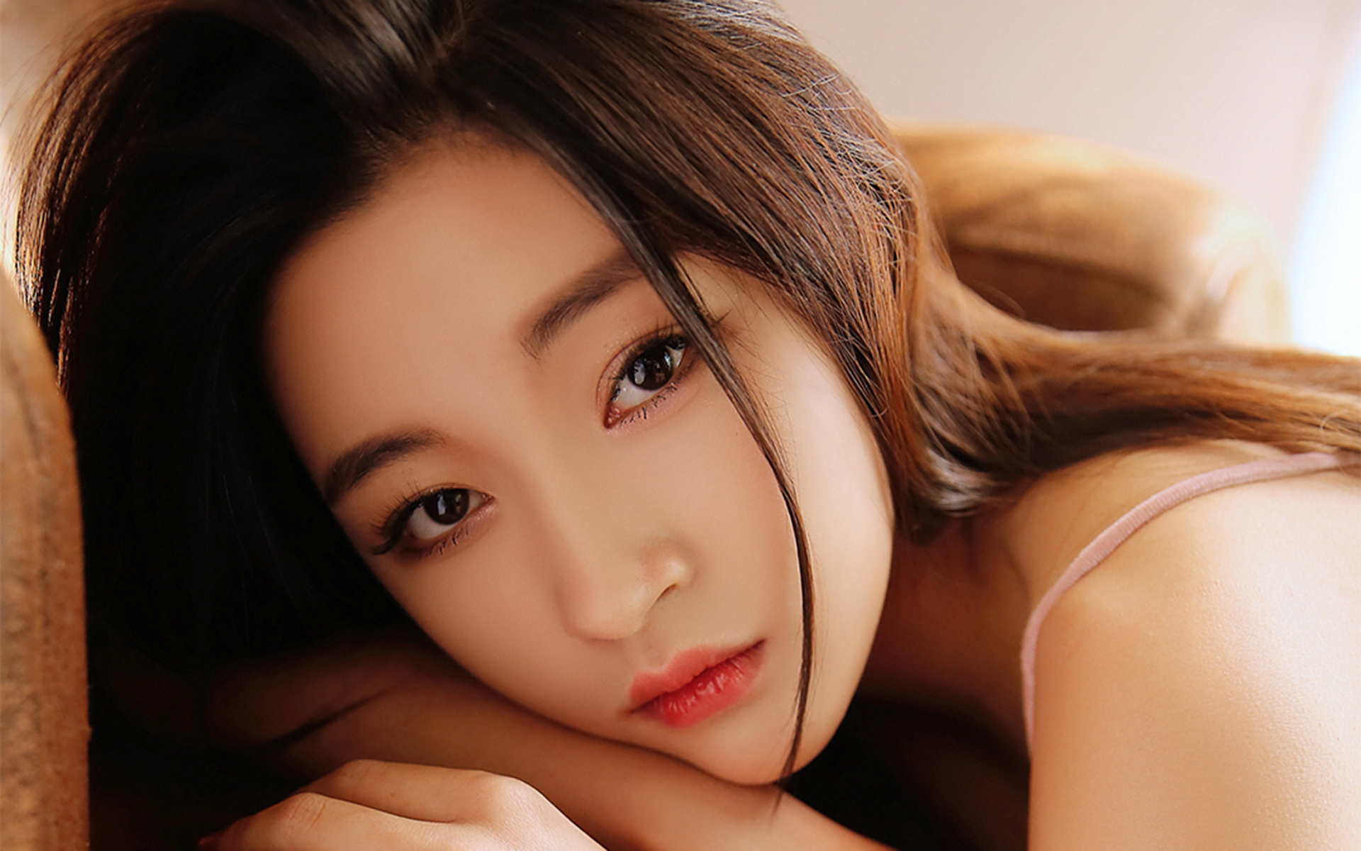 清纯 精致脸庞 日系唯美