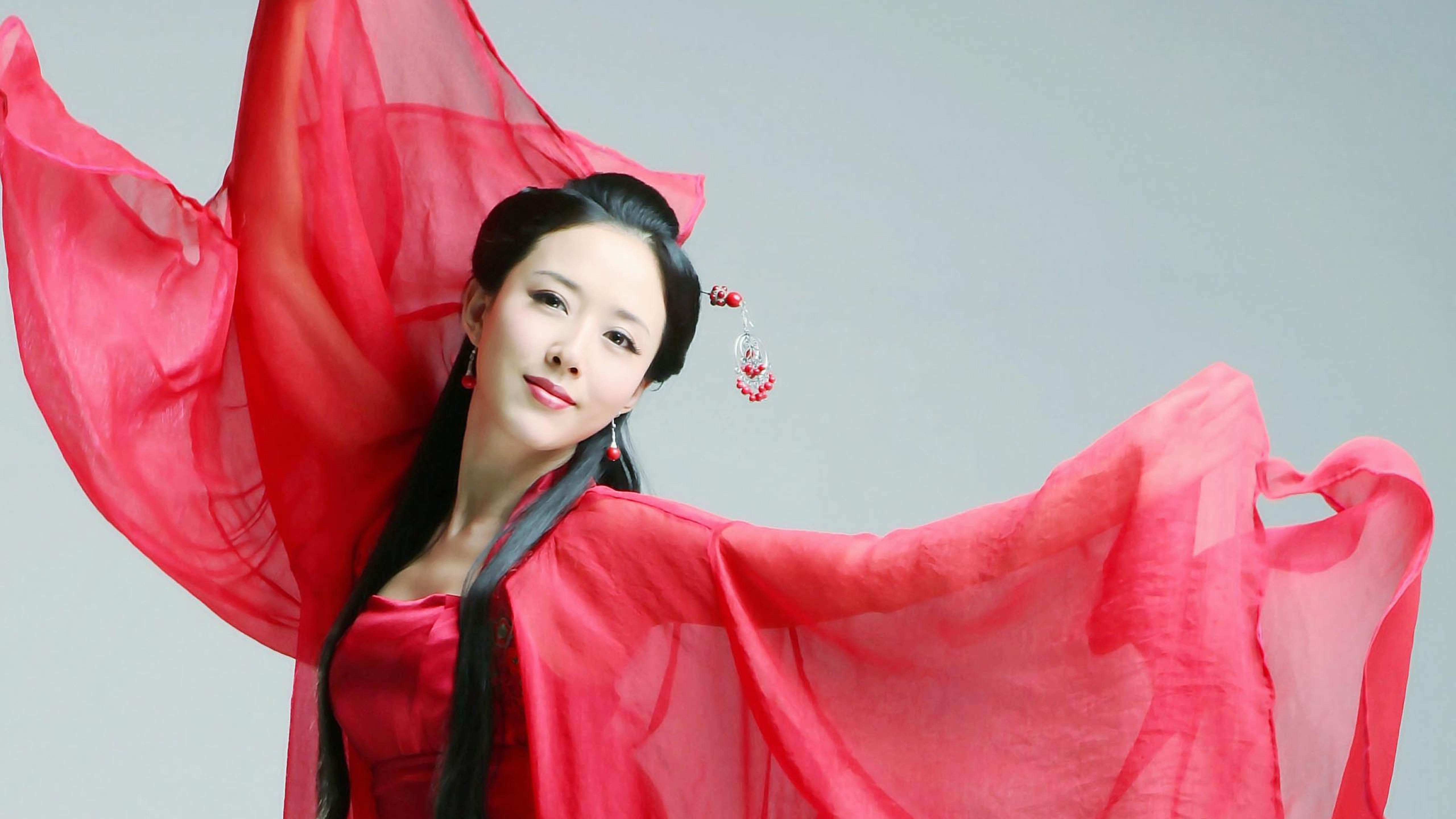 文艺古风 红色汉服