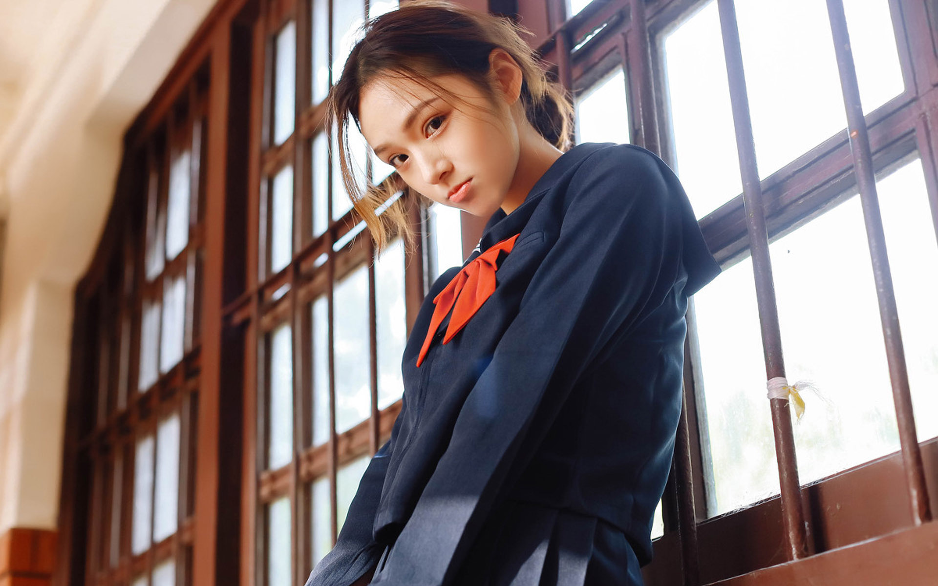 美女 清纯 JK制服