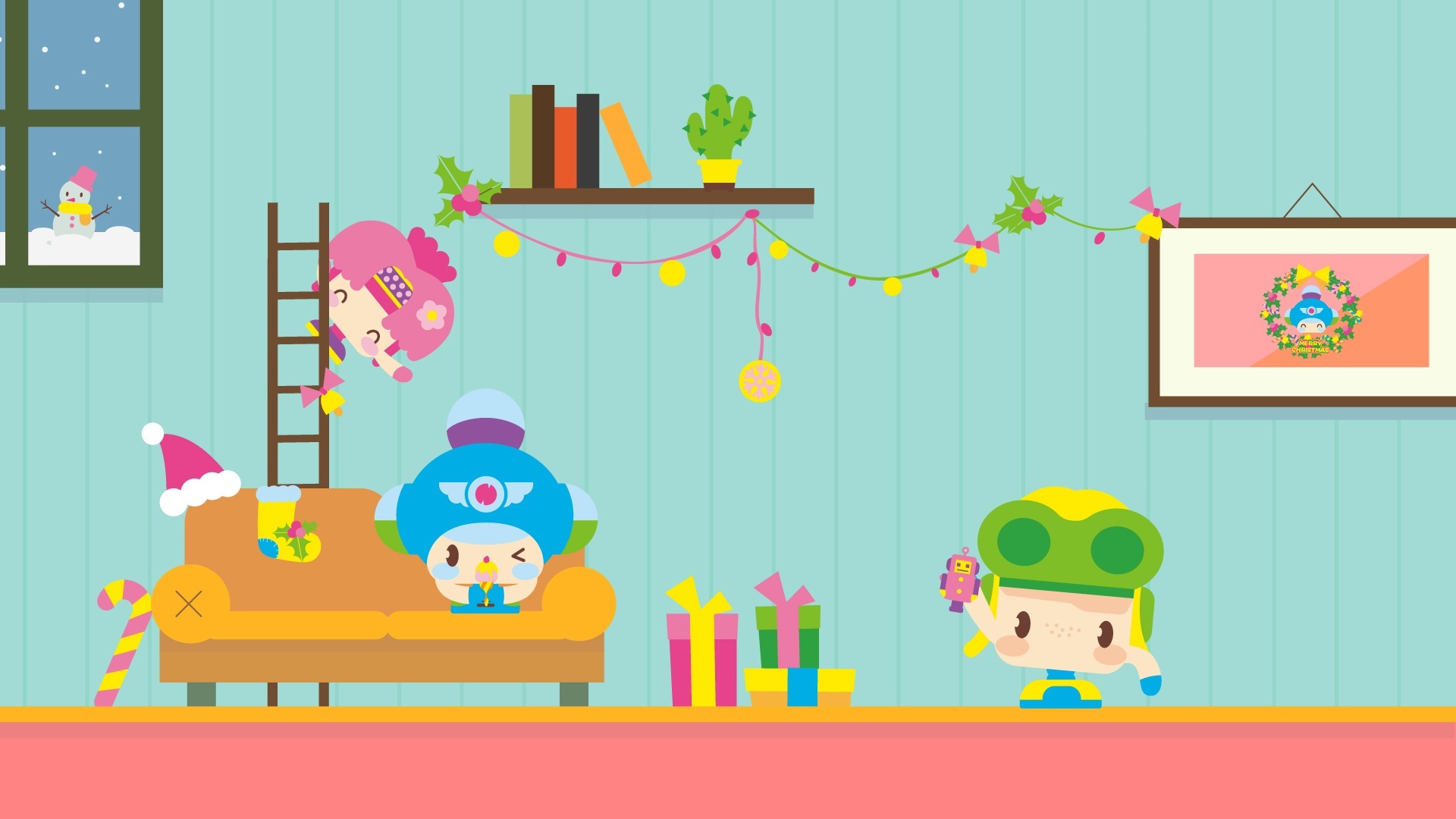 昆塔 圣诞 欢乐 雪人 礼物