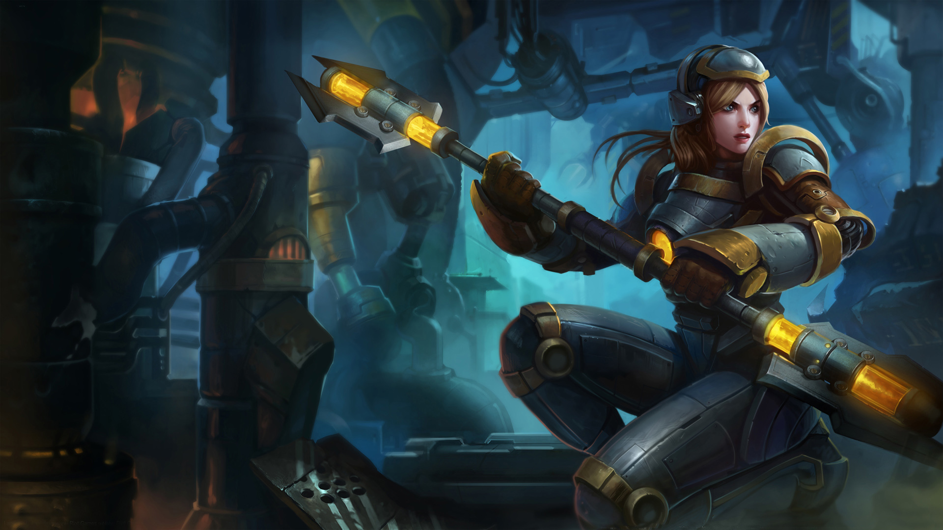 游戏 英雄联盟 LOL 拉克丝 光辉女郎 钢铁军团