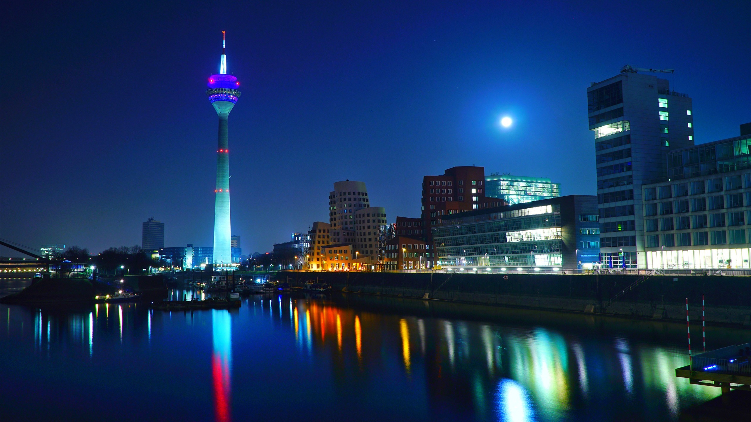 风景 城市夜景 西雅图 建筑
