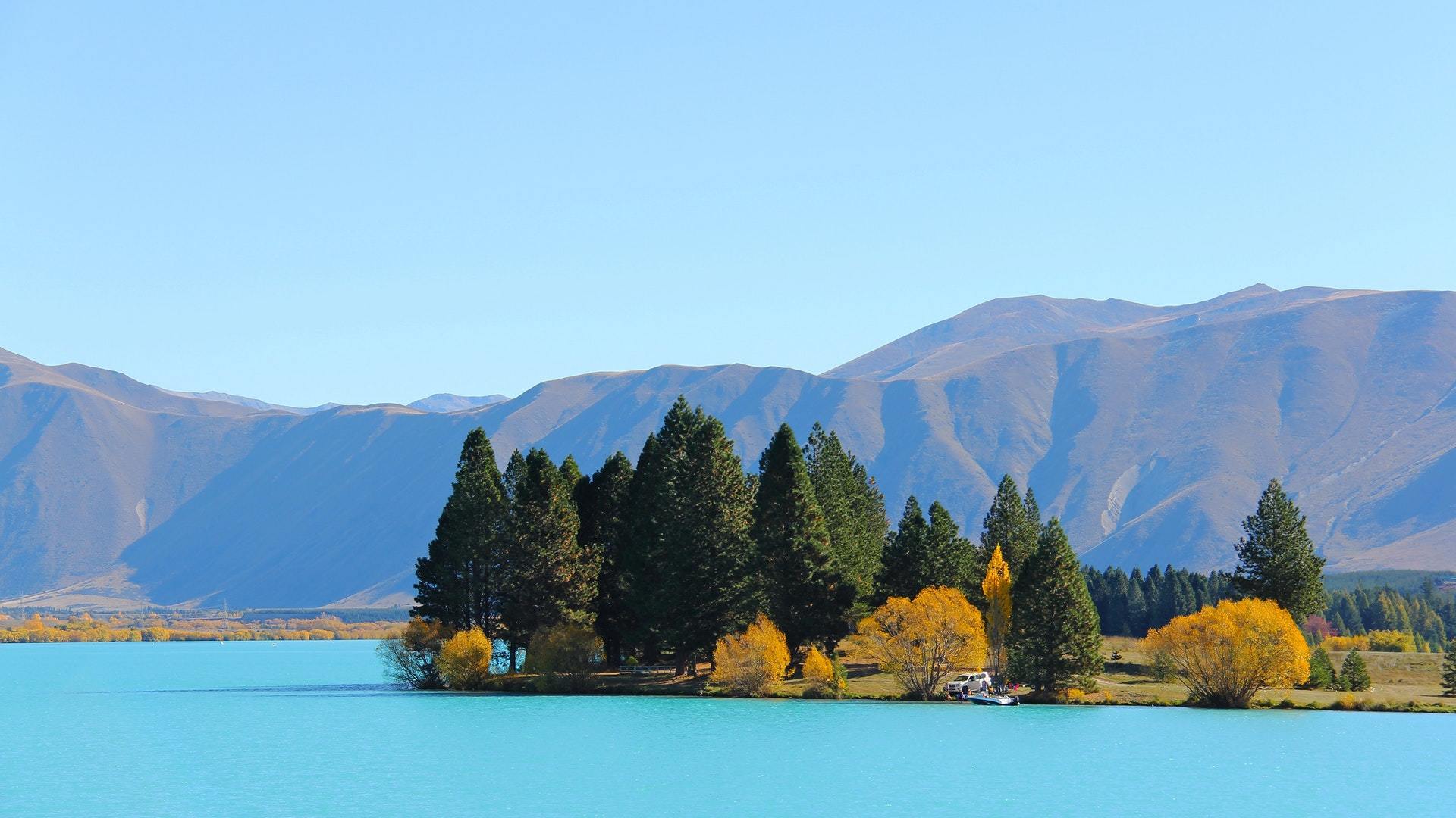 风景 高山 湖泊