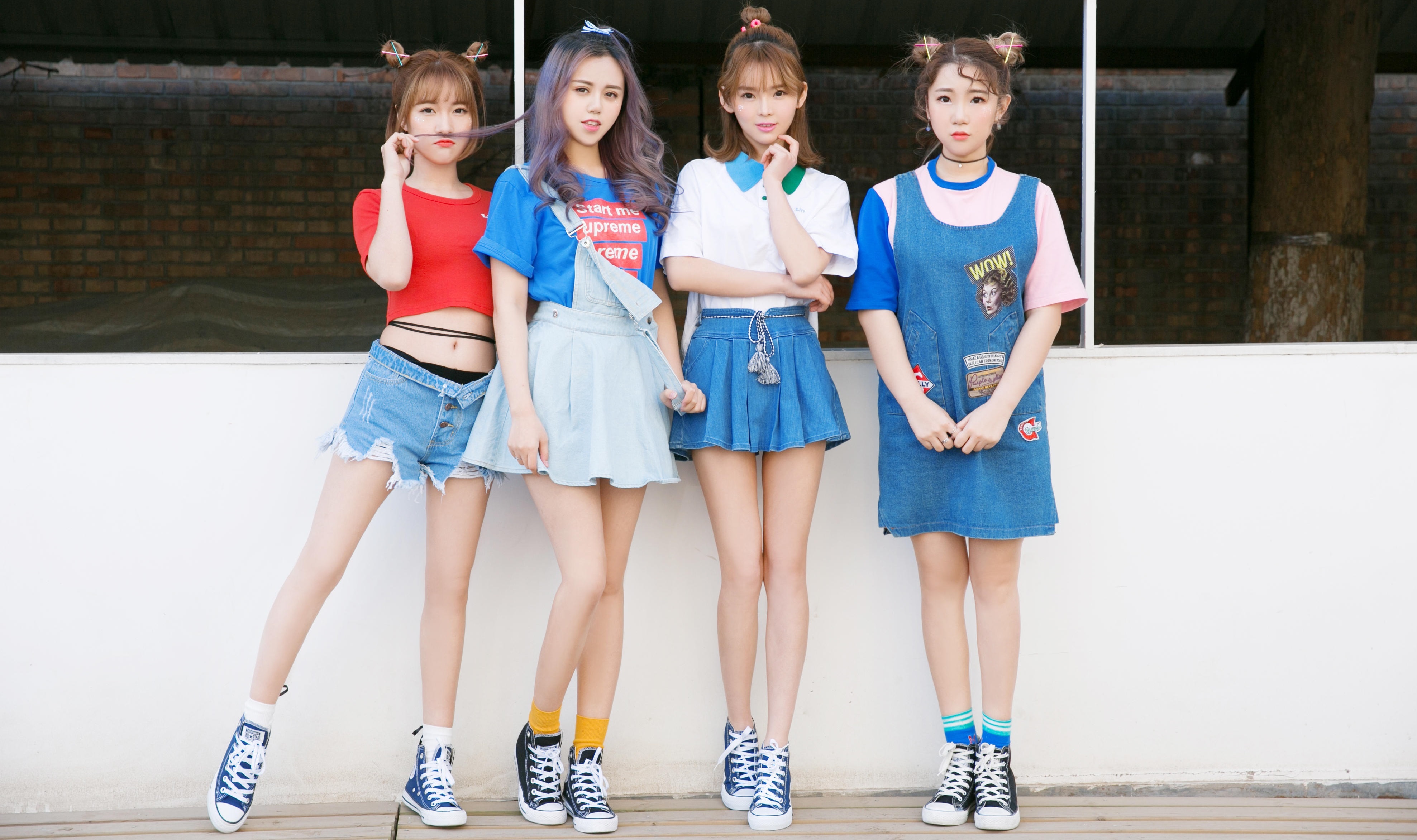 F20 女子偶像组合 时尚街拍